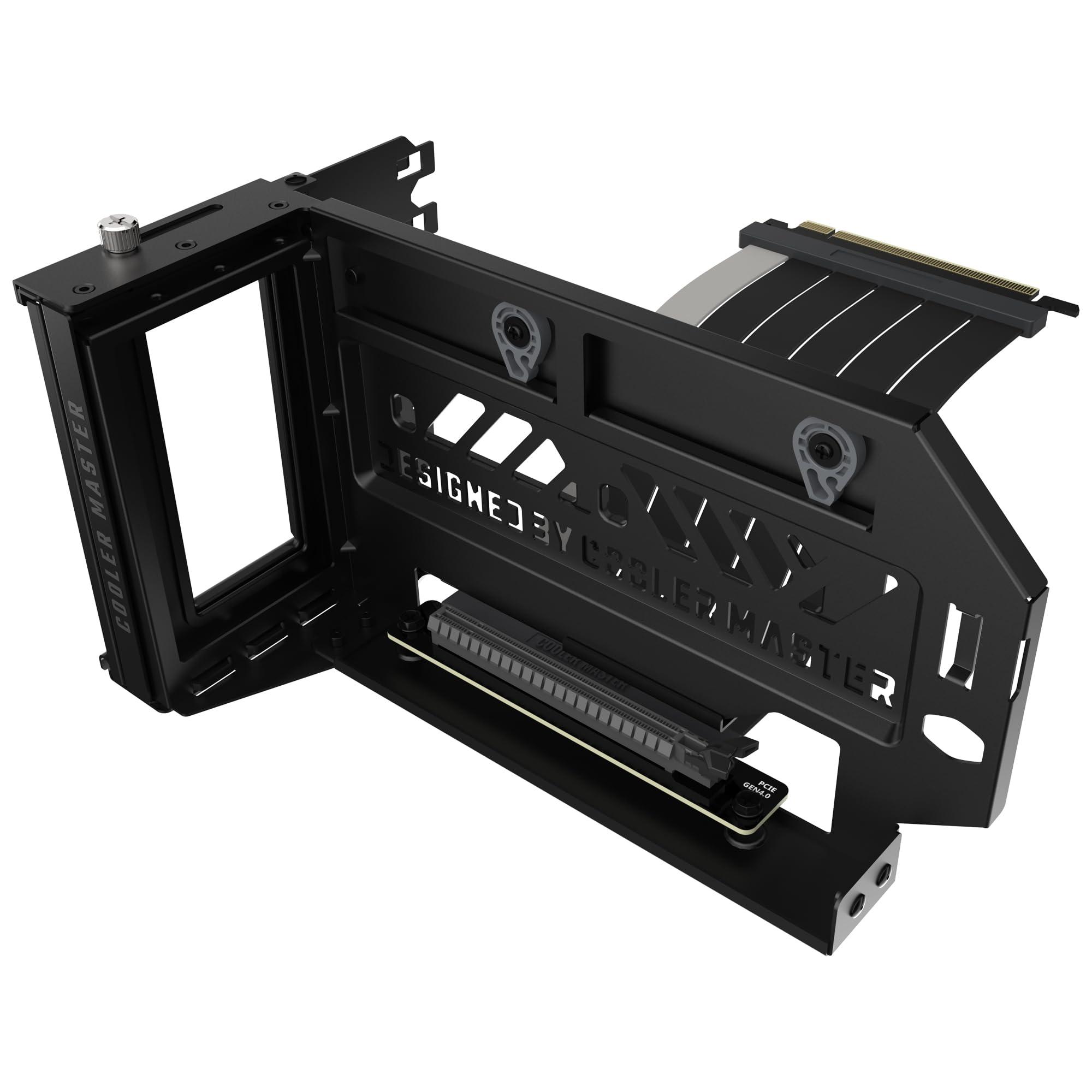 Cooler Master Vertical GPU Holder Kit V3 for E-ATX ATX mATX PC Case & PCI-E 4.0 Devices Black
