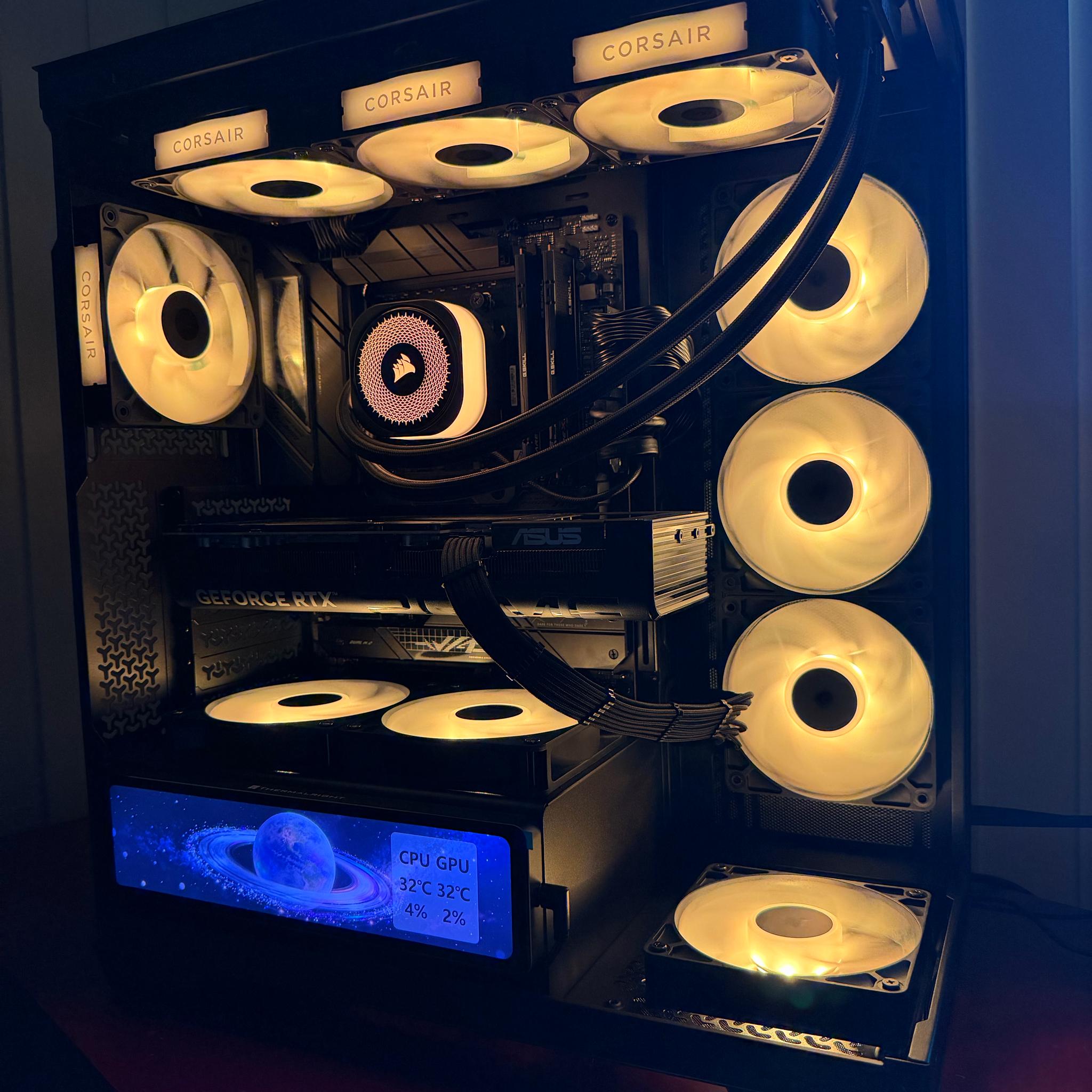 "Event Horizon" Ryzen 7 7800X3D, RTX 5070 Ti 16GB, 32GB DDR5-6000, 2TB Gen4 NVMe, 11.3" LCD Display