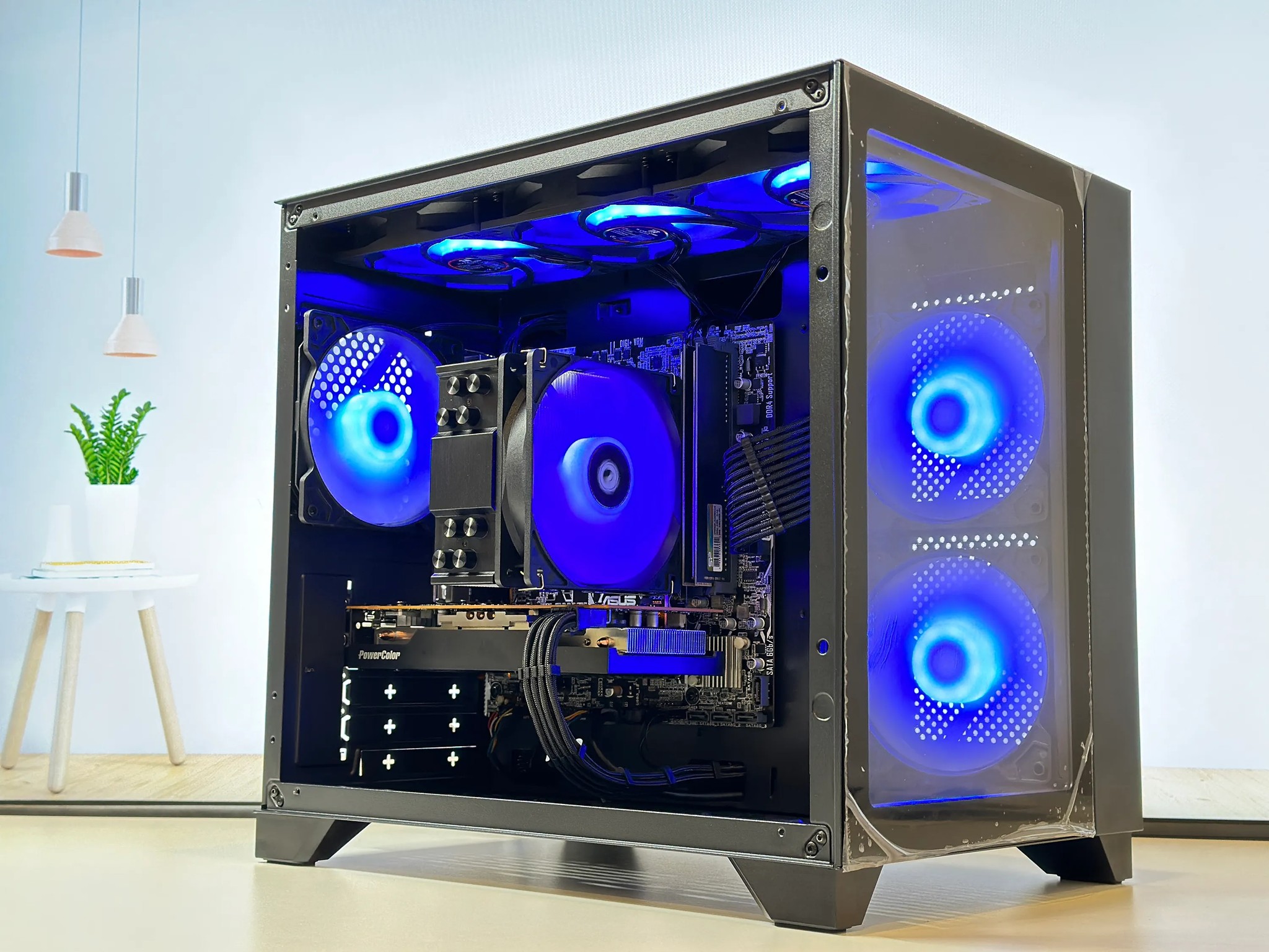 🔥Gaming PC🔥AMD RX 6600 8GB🔖Ryzen 5 5500🔖16GB DDR4🔖1TB SSD NVME