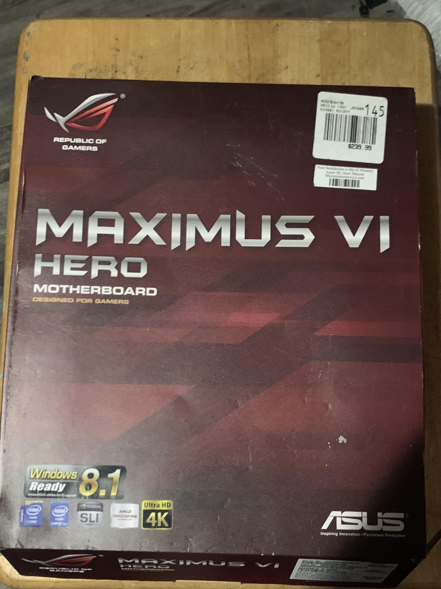 ASUS MAXIMUS VI HERO, LGA 1150, Intel Motherboard