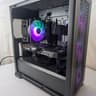 🖤 All-Black Gaming Beast – Ryzen 5 3600 + RTX 3060Ti | Wi-Fi & Bluetooth Ready 🖤