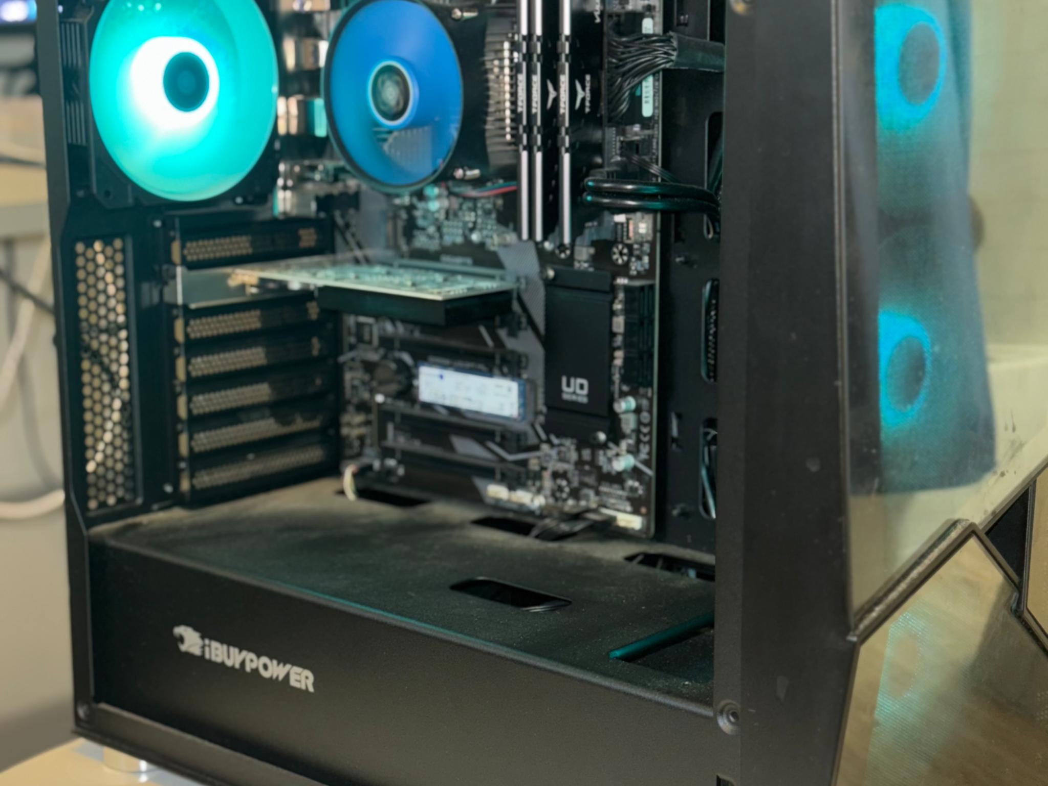 iBUYPOWER GAMING PC - Intel Core i5-11400F, 24GB RAM, GeForce GT 1030, 465GB SSD, RGB Mid Tower
