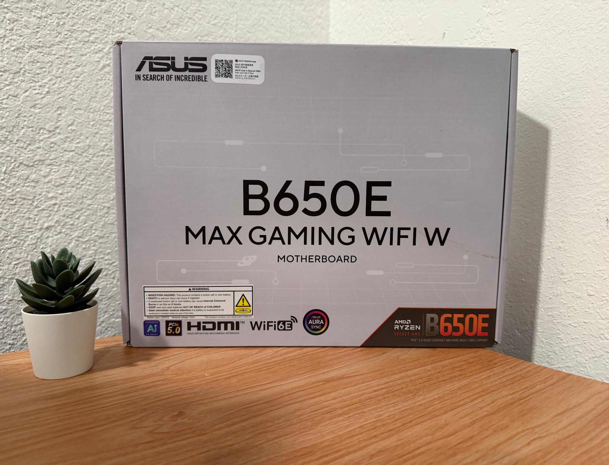 ASUS B650E MAX GAMING WIFI W