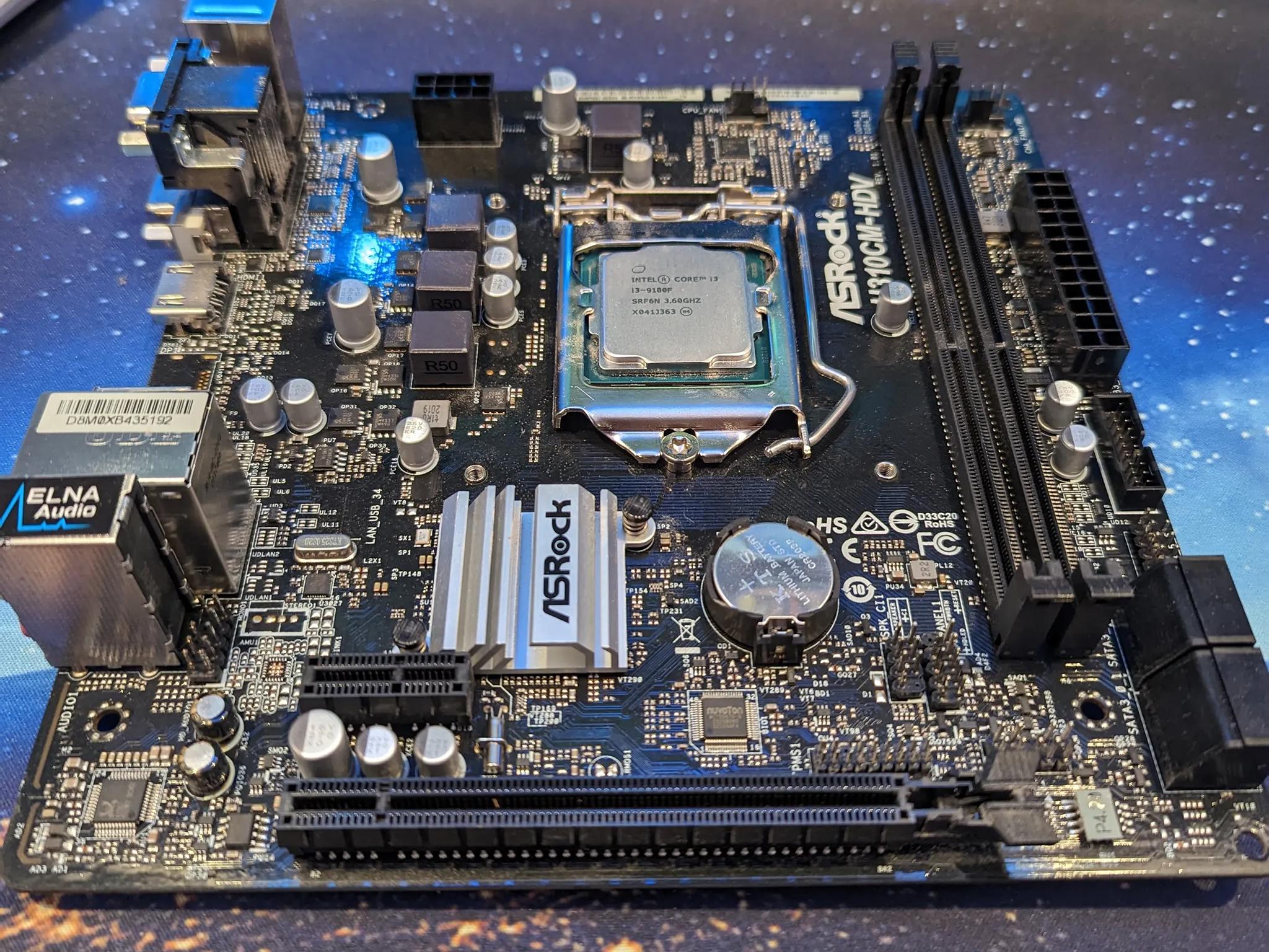 I3-9100F, H310CM-HDV, Deepcool Cooler Bundle