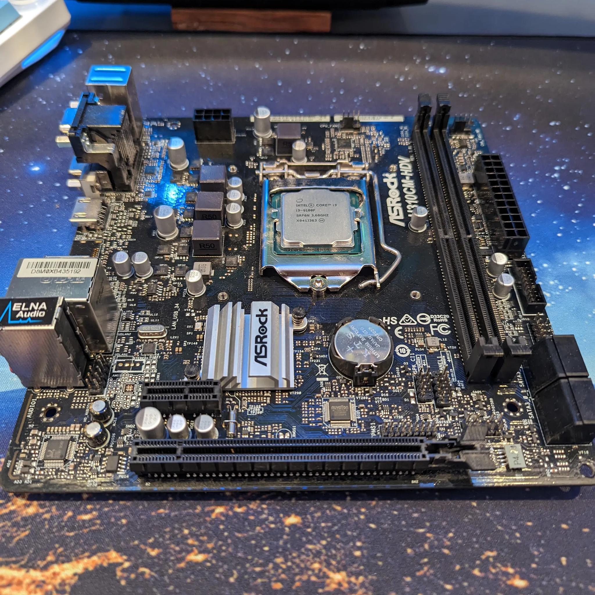 I3-9100F, H310CM-HDV, Deepcool Cooler Bundle