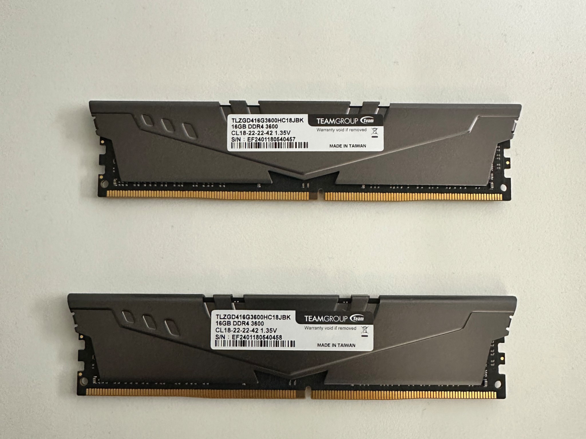 TEAMGROUP T-Force Vulcan Z 32GB (2x16GB) DDR4-3600 CL18 – Clean & Tested