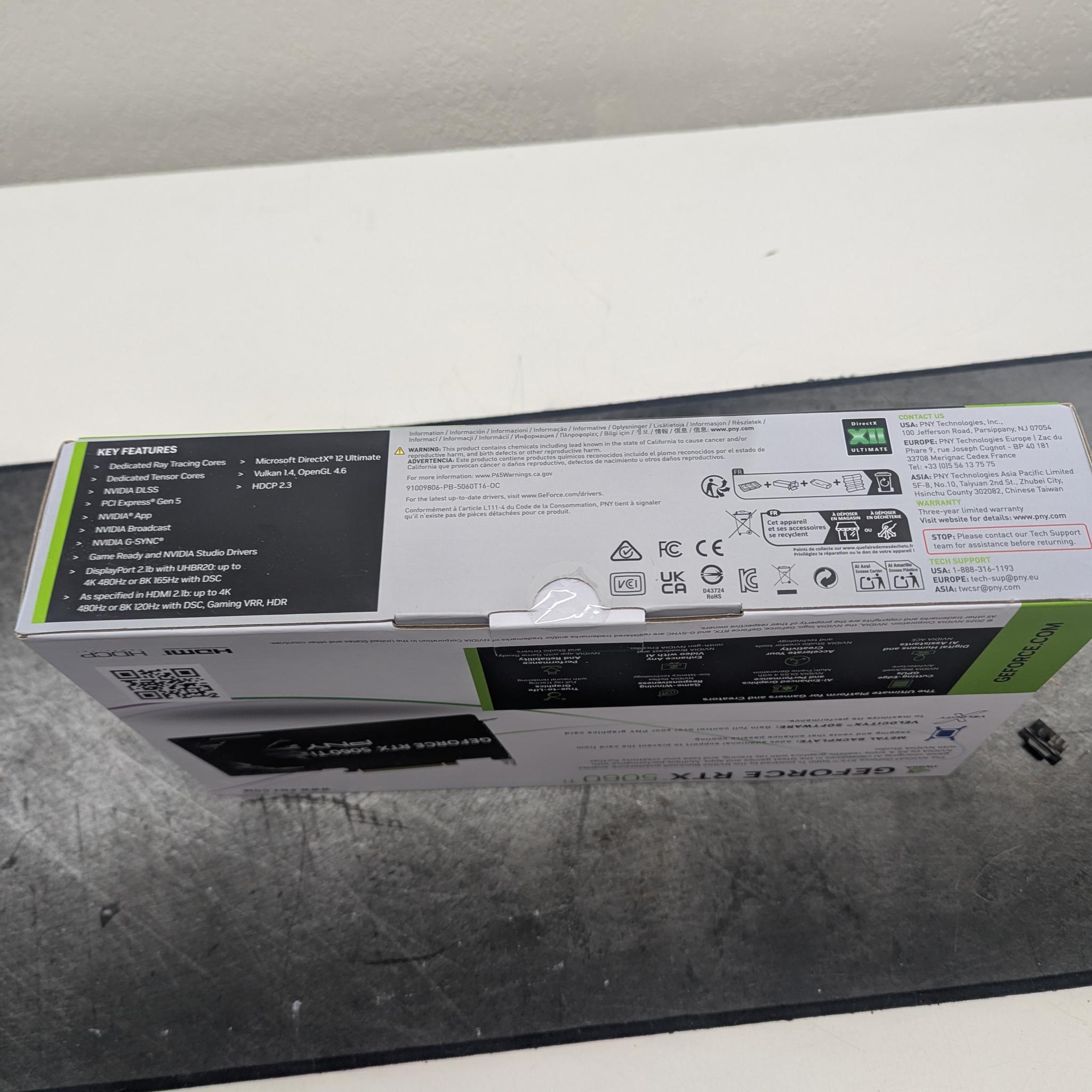 🧪 RTX 5060 Ti 16GB | PNY GeForce RTX 5060 Ti