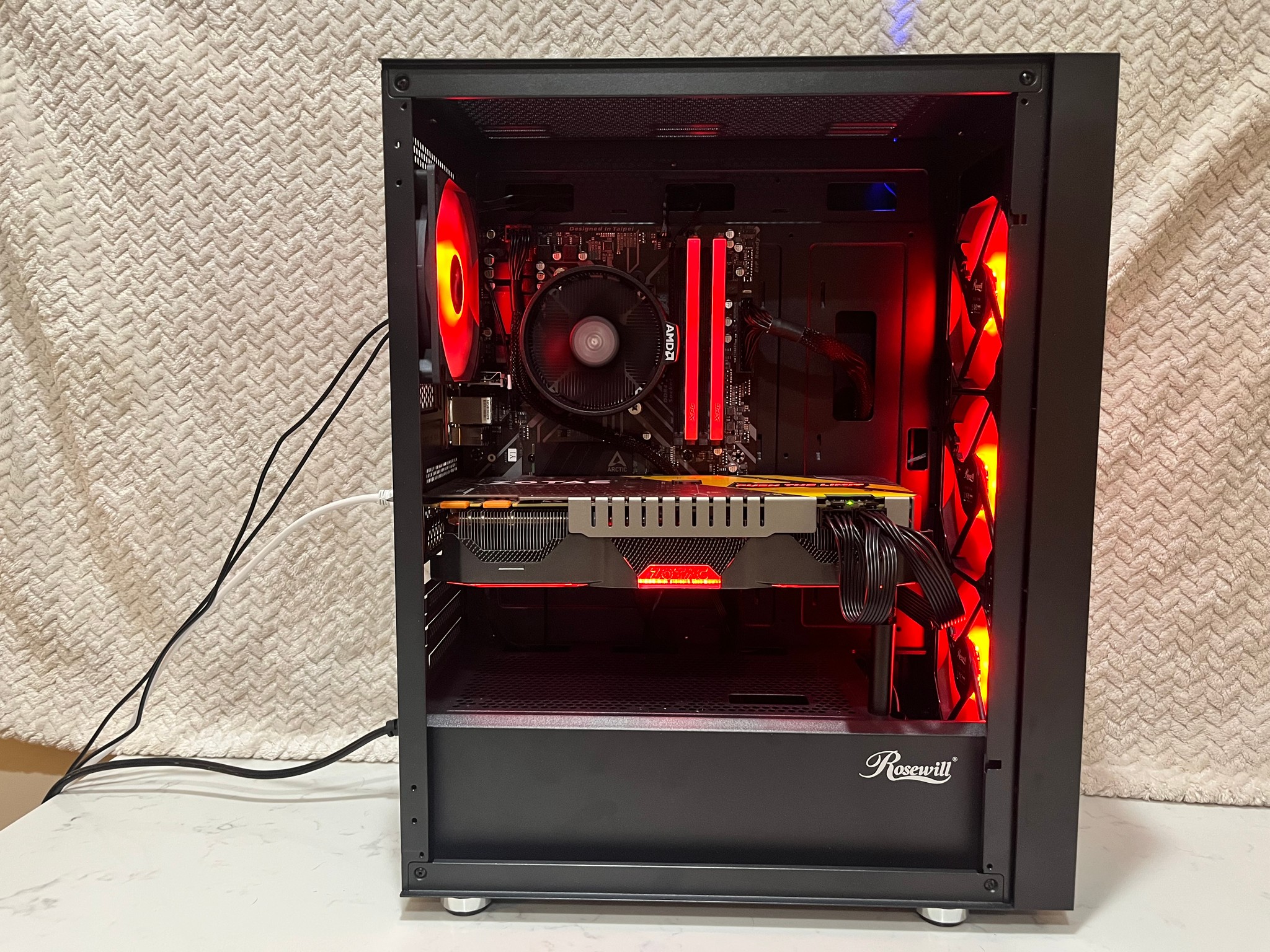 GTX 1070 + Ryzen 5 3600 | 16GB RAM | 512GB NVMe | WiFi Gaming PC