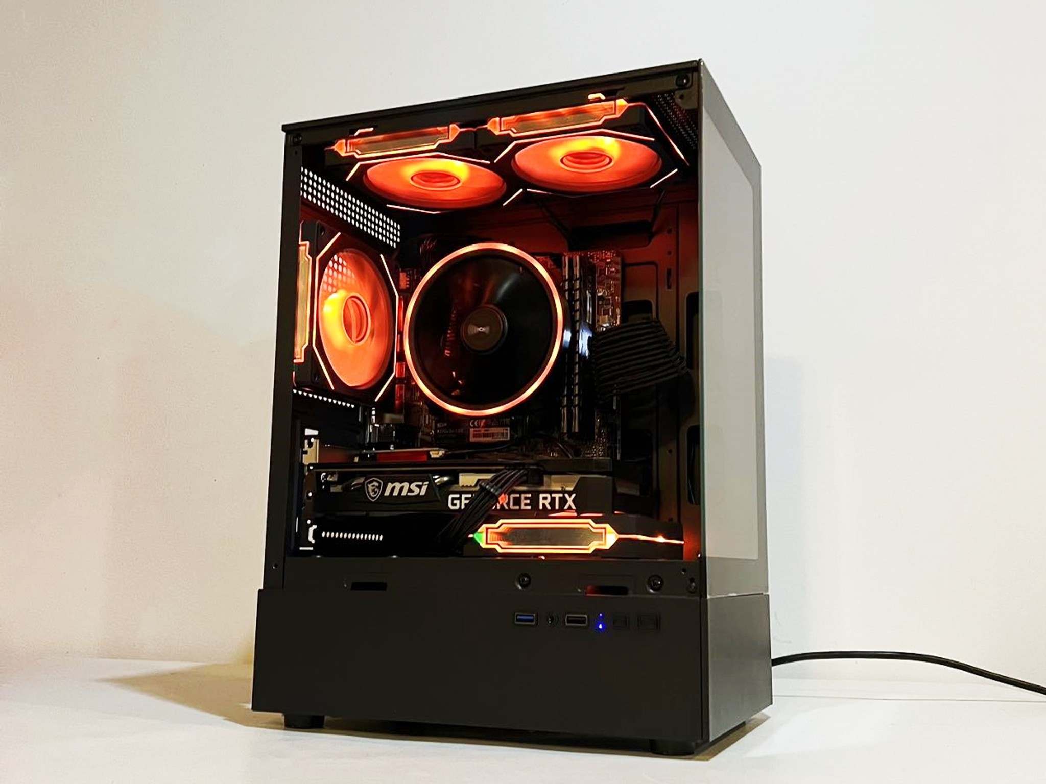 🔥SALE🔥 R5-5600|RTX 3060|32GB RAM|1TB M.2|WIFI|ARGB FANS|-DepxTech Brand NEW Pre-Built PC Value PCs