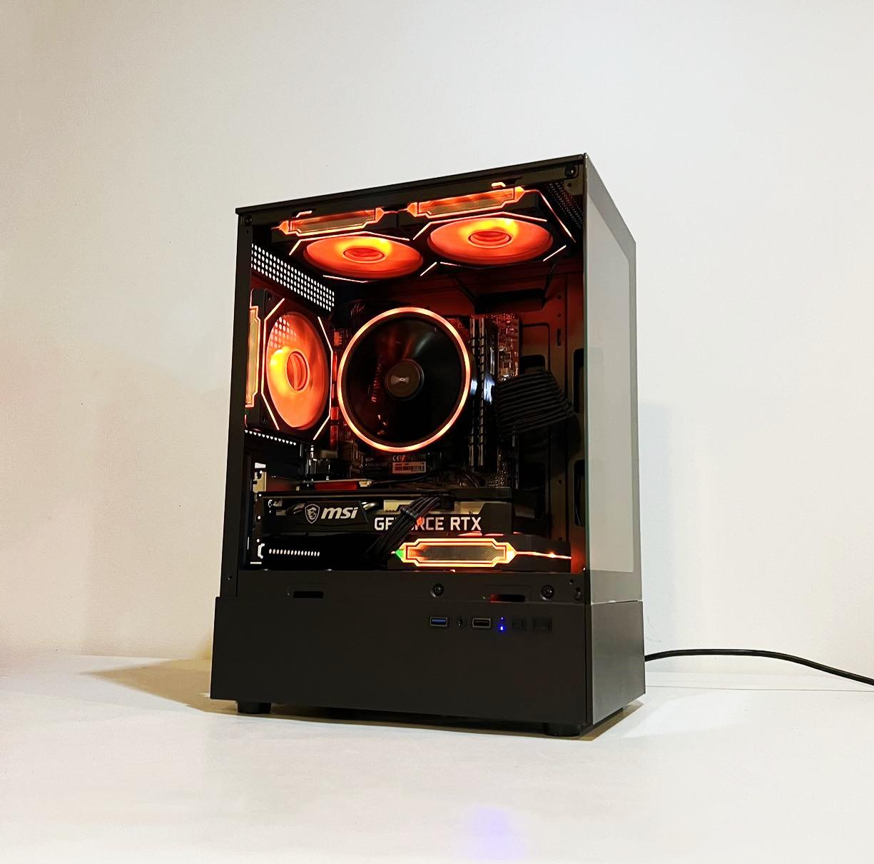 🔥SALE🔥 R5-5600|RTX 3060|32GB RAM|1TB M.2|WIFI|ARGB FANS|-DepxTech Brand NEW Pre-Built PC Value PCs