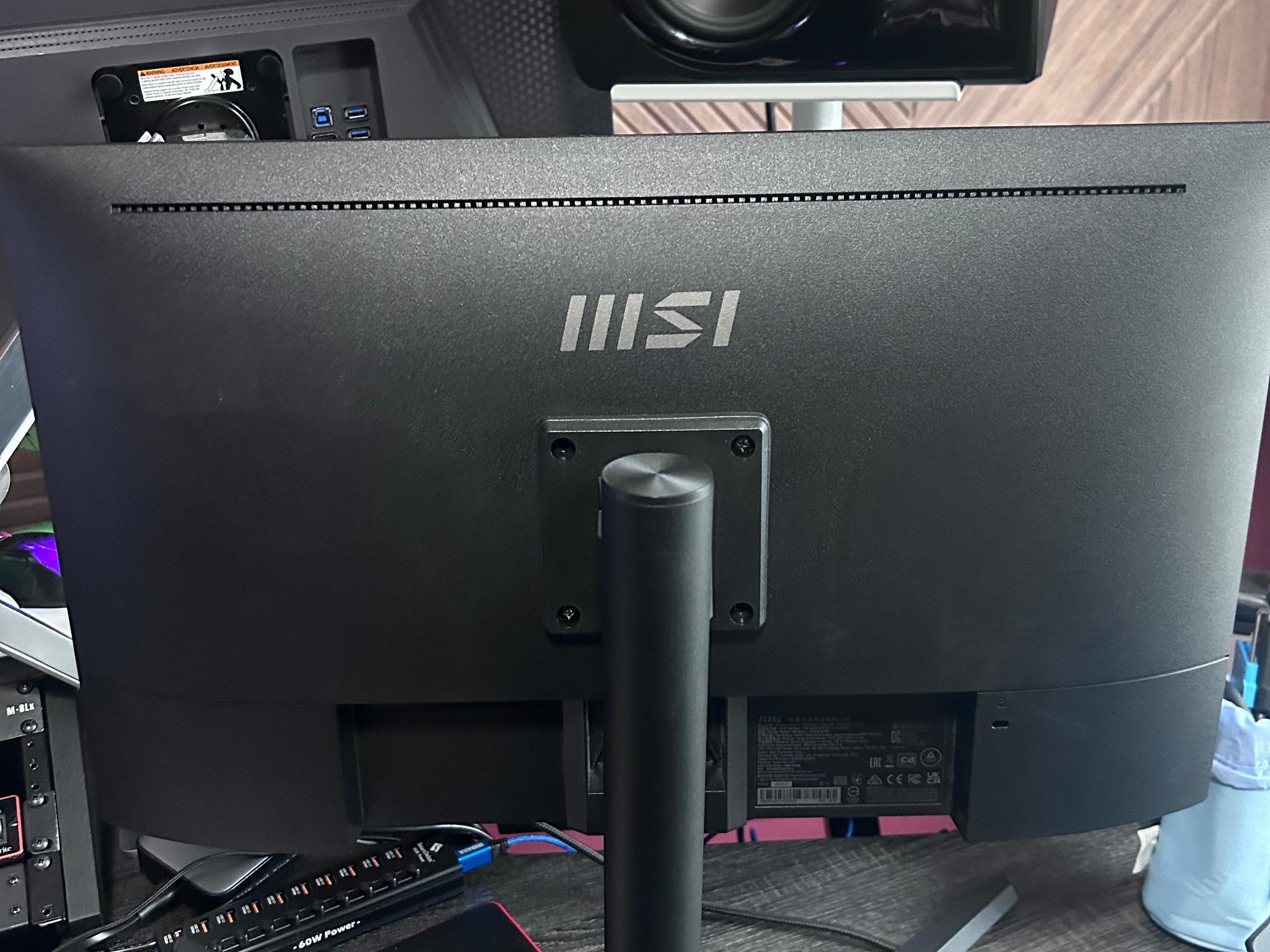 MSI 24” IPS FHD (1920 x 1080) Non-Glare with Super Narrow Bezel 100HZ 1ms 16:9