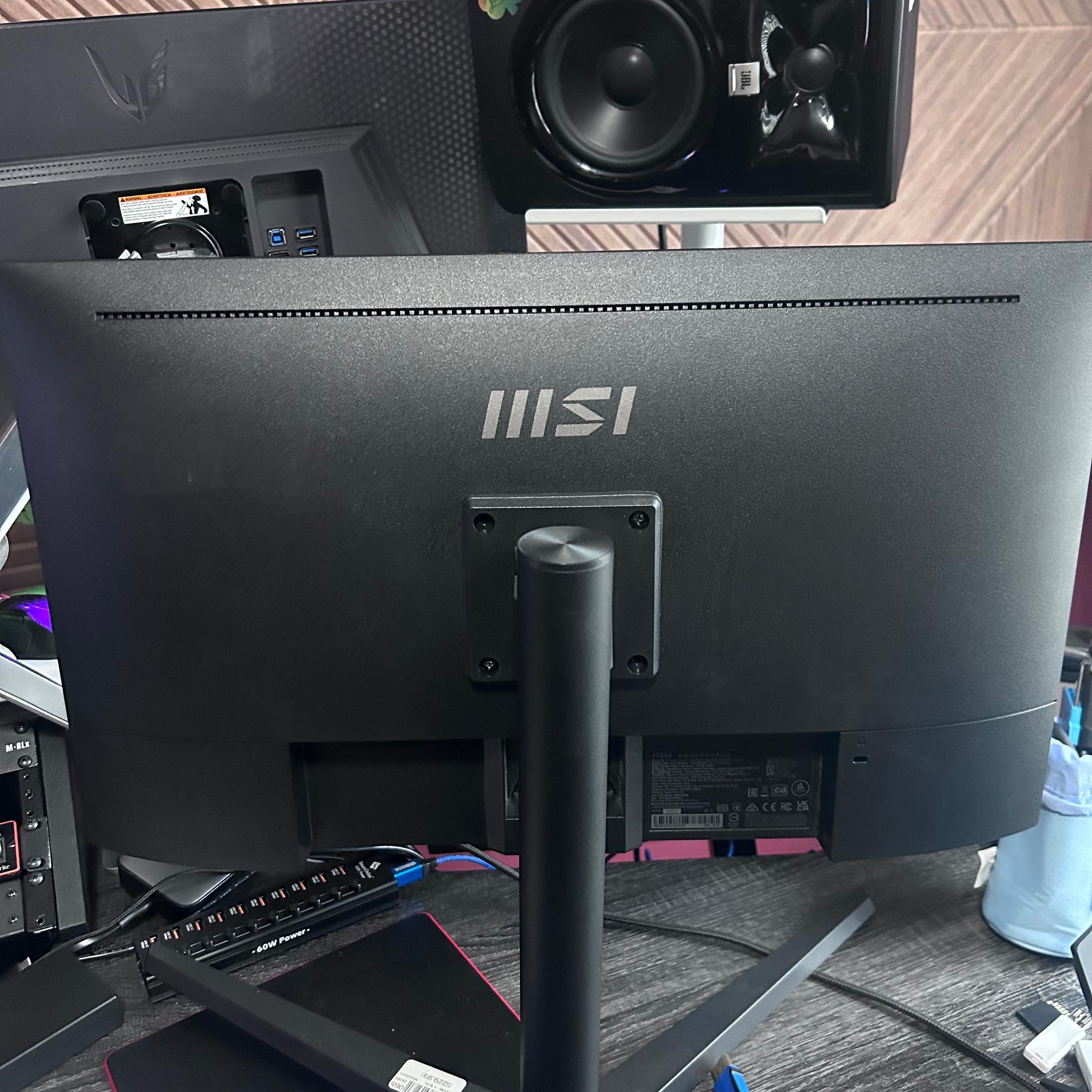 MSI 24” IPS FHD (1920 x 1080) Non-Glare with Super Narrow Bezel 100HZ 1ms 16:9