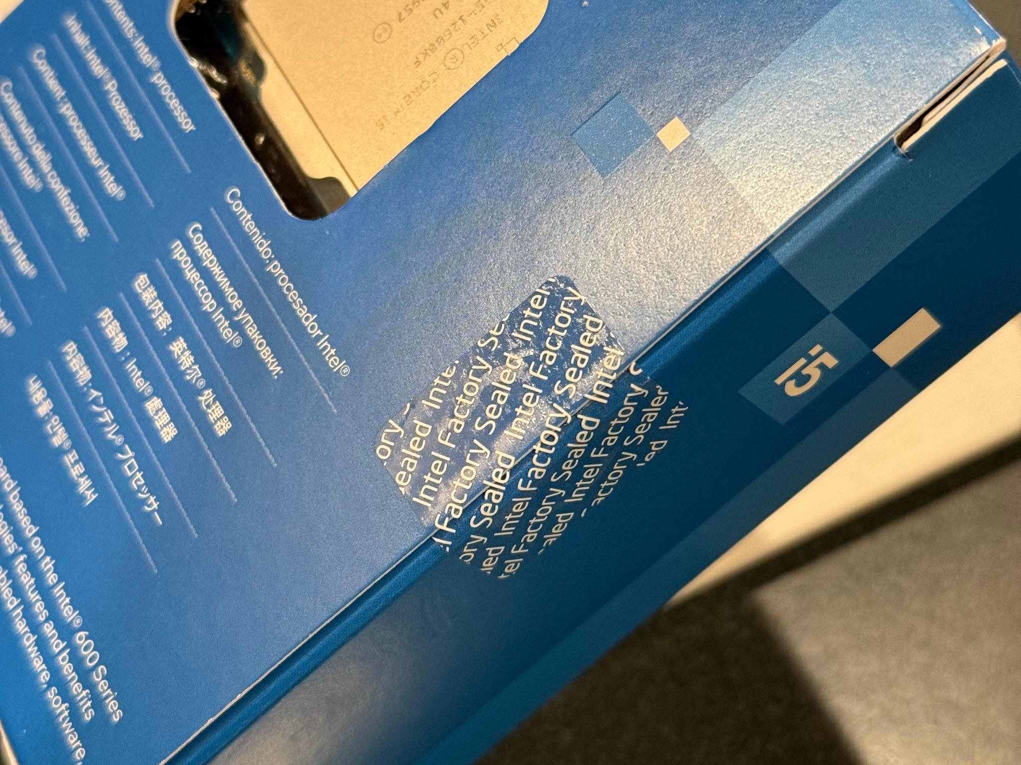 NEW SEALED Intel Core i5-12600KF