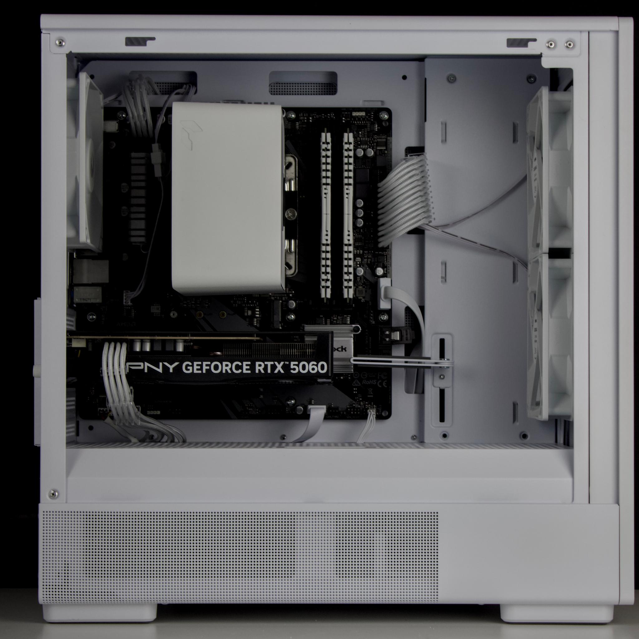 🧊❄️🧊 Wood Gaming PC – RTX 5060, Ryzen 5 5600, 16GB RAM, 1TB SSD - WiFi, BlueTooth 🧊❄️🧊