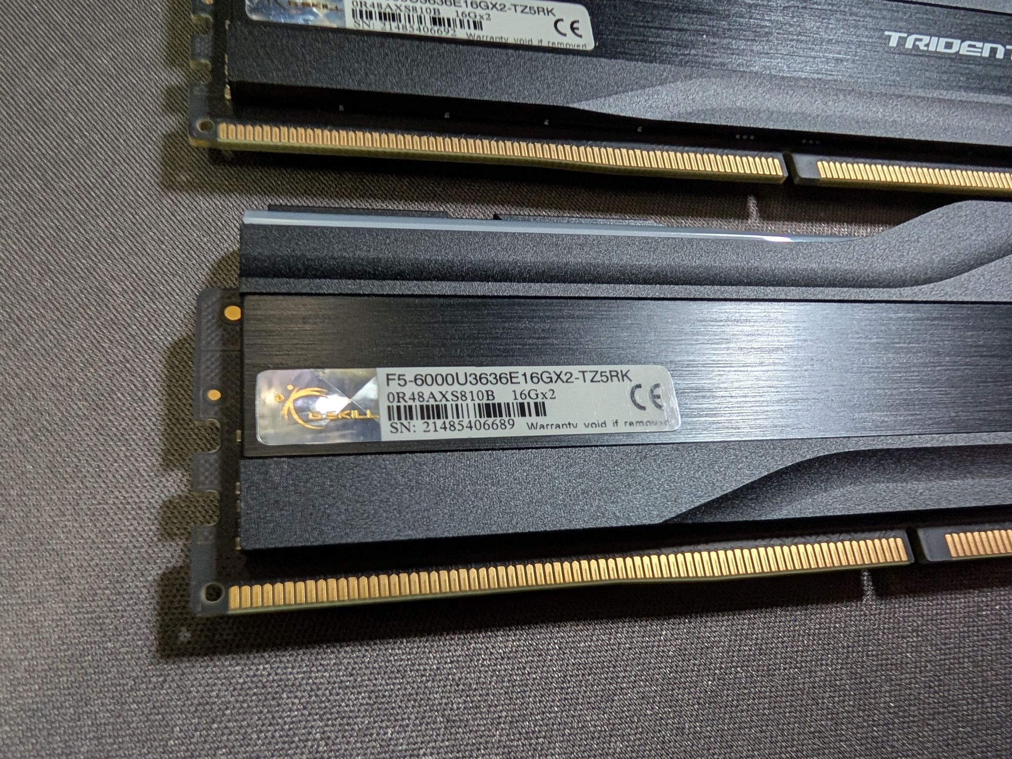 G.Skill Trident Z5 RGB 32GB (2x16GB) DDR5 6000 RAM