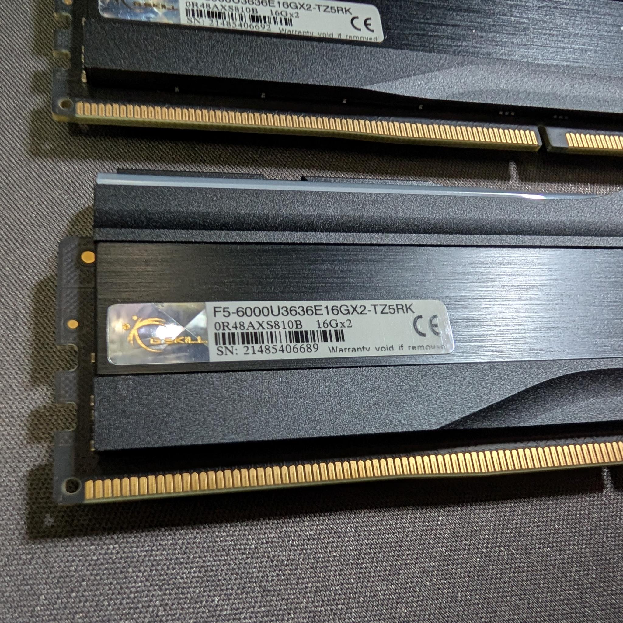 G.Skill Trident Z5 RGB 32GB (2x16GB) DDR5 6000 RAM