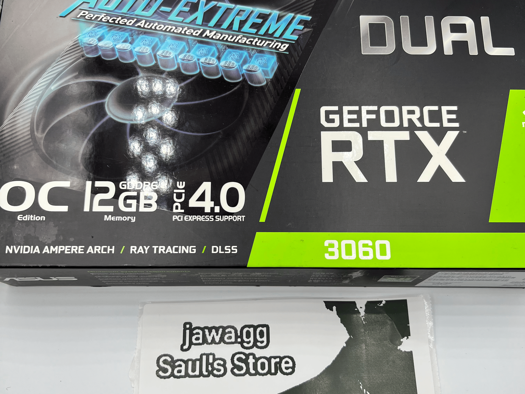 ASUS Dual GeForce RTX™ 3060 OC Edition 12GB GDDR6 
