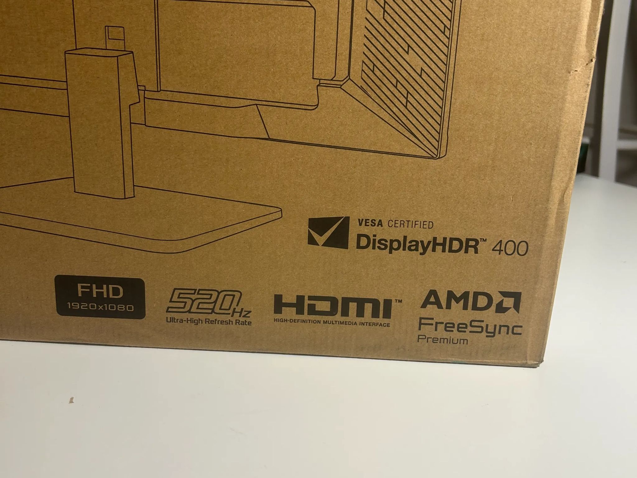 ASROCK Gaming Monitor - 520Hz, 1080P