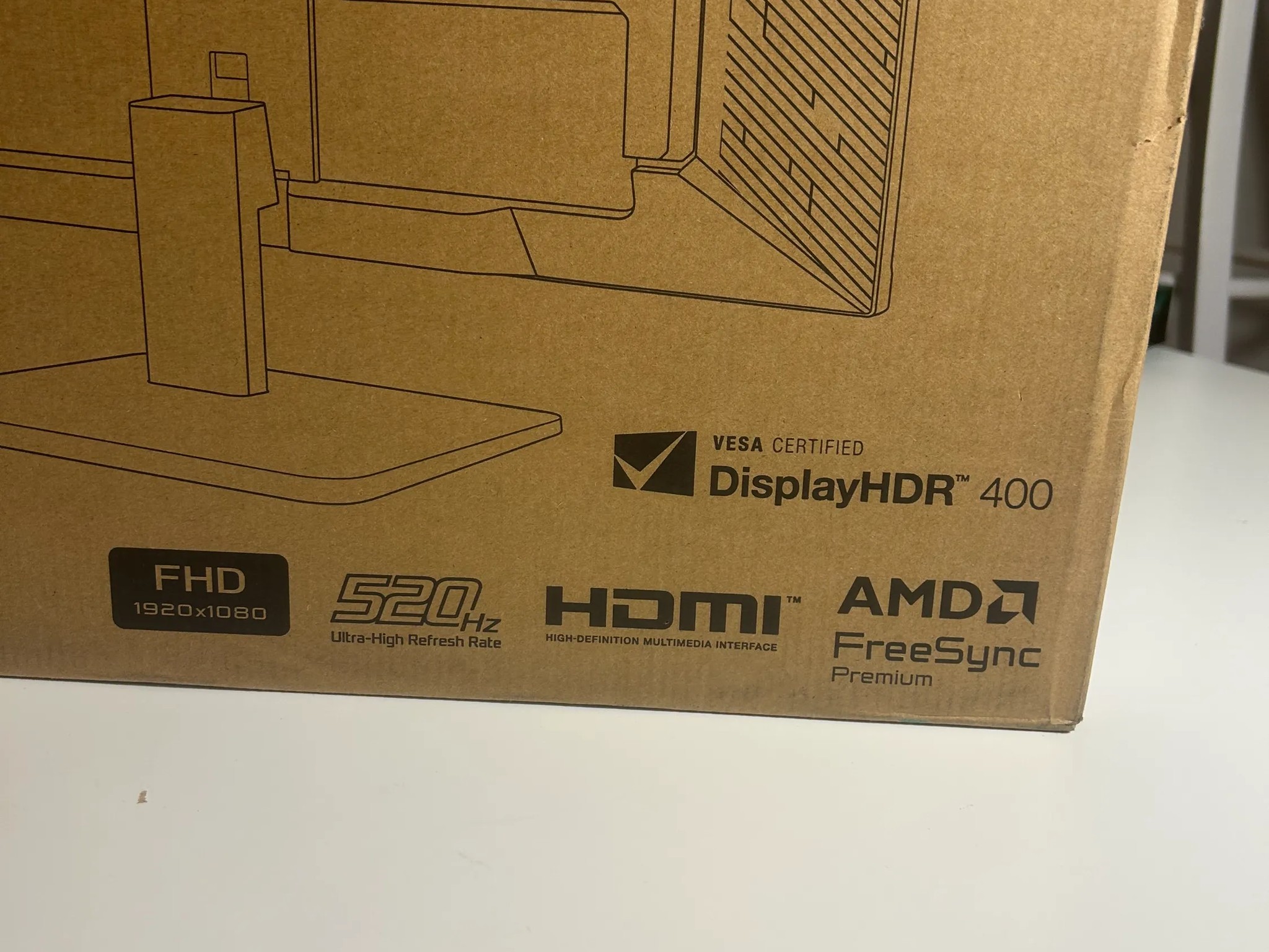 ASROCK Gaming Monitor - 520Hz, 1080P