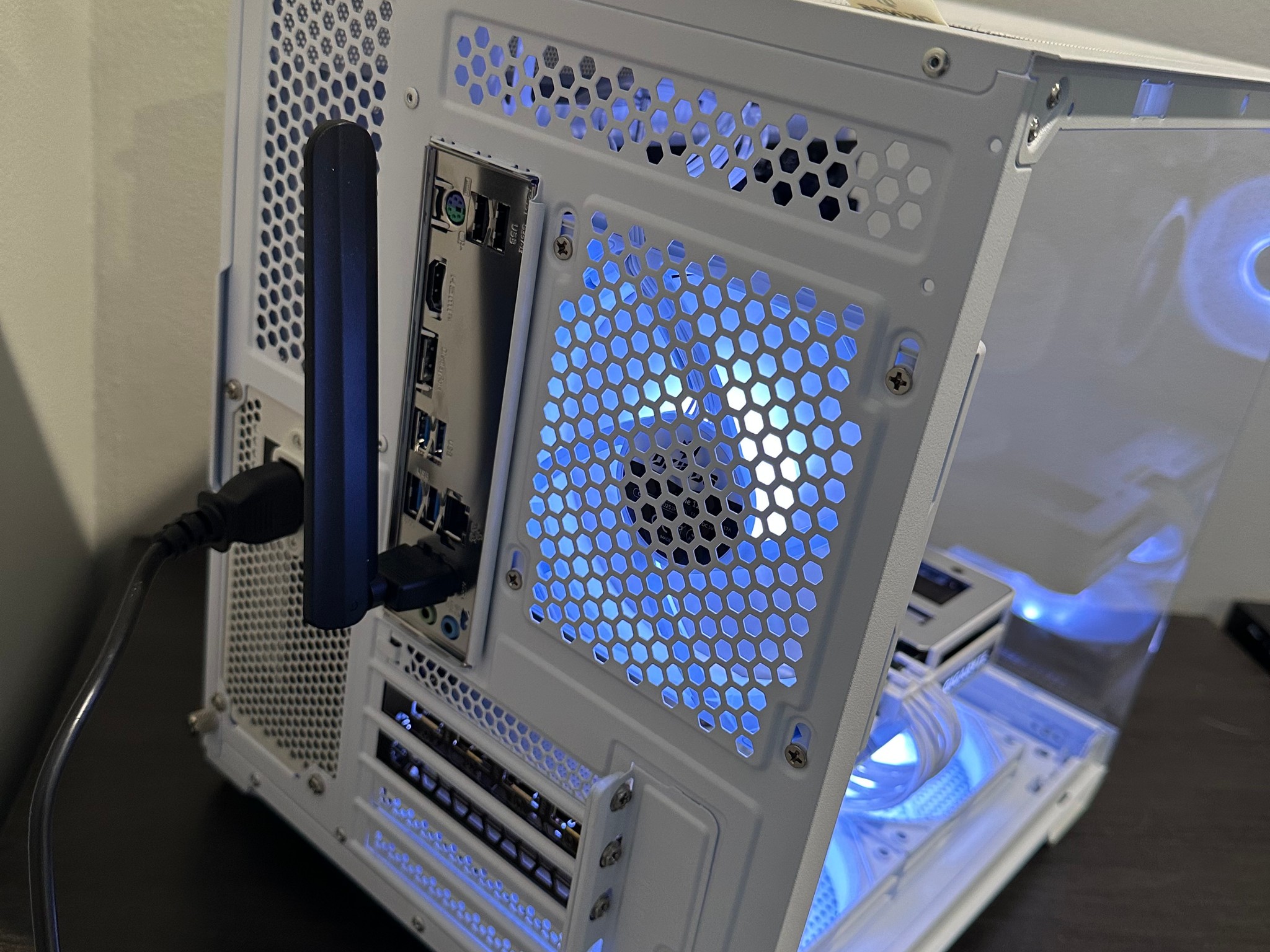 Custom White RGB Gaming PC | RTX 3060 Ti Vision OC | Ryzen 5 5500 | 16GB DDR4 | WiFi