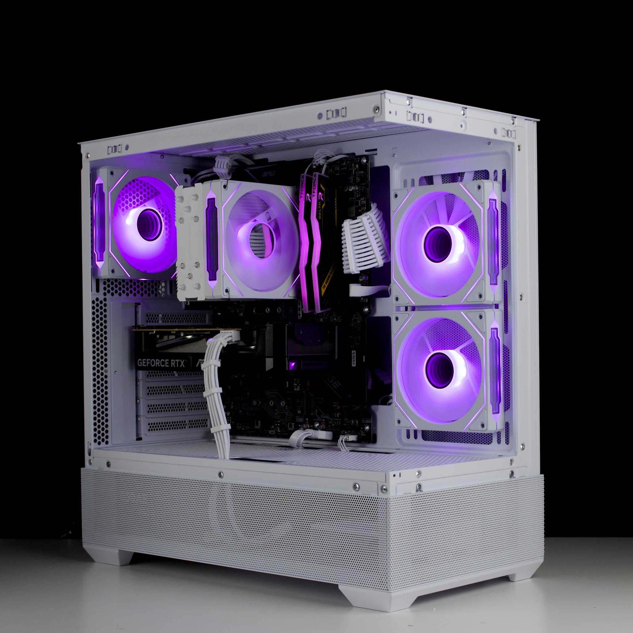 🧊❄️🧊 White Gaming PC – RTX 5060 , Ryzen 5 5500, 16GB RAM, 1TB SSD - WiFi, BlueTooth 🧊❄️🧊