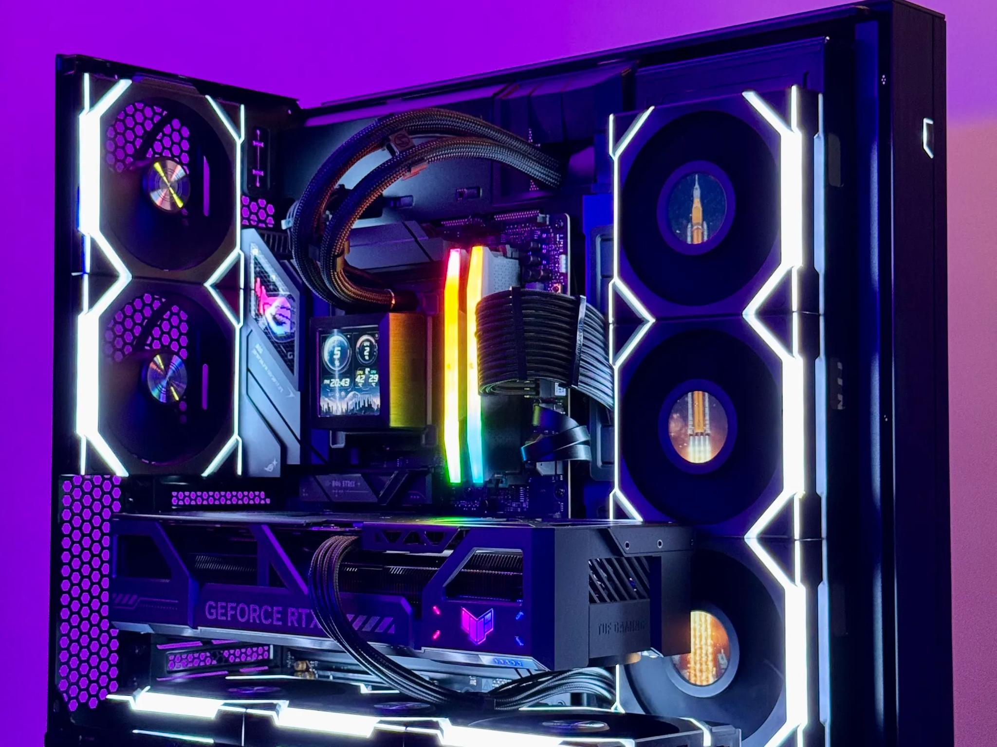 ObsidianX Gaming PC 💎 NVIDIA RTX 5080 OC, 9800X3D, 64GB RAM, 3TB NVMe SSD, ROG Strix B850 MB