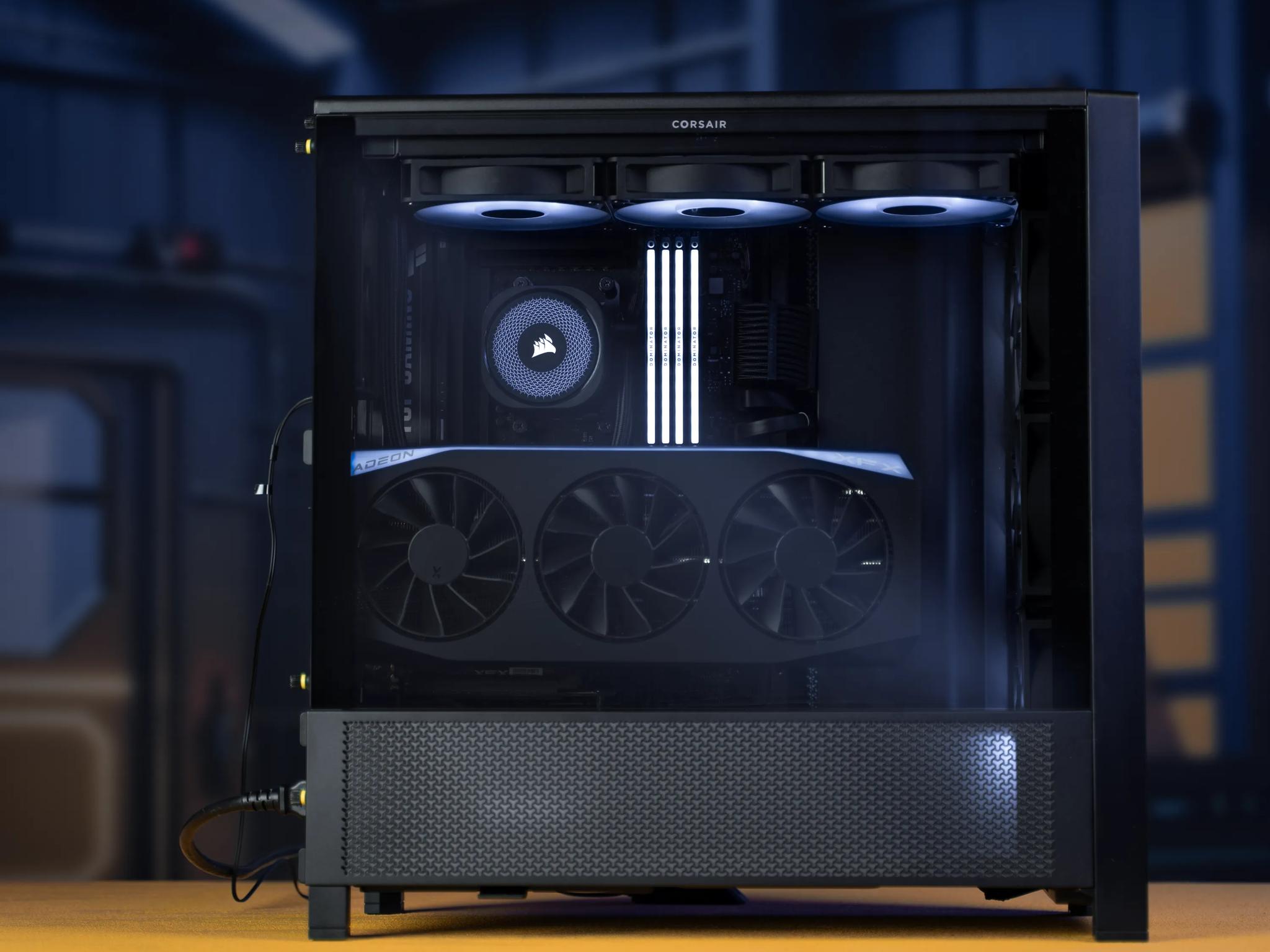 “Corpo-Z ” RX 9070 XT Ryzen 9 7950X3D 32GB Windows 11 2TB 4K Gaming PC Competition Powerhouse