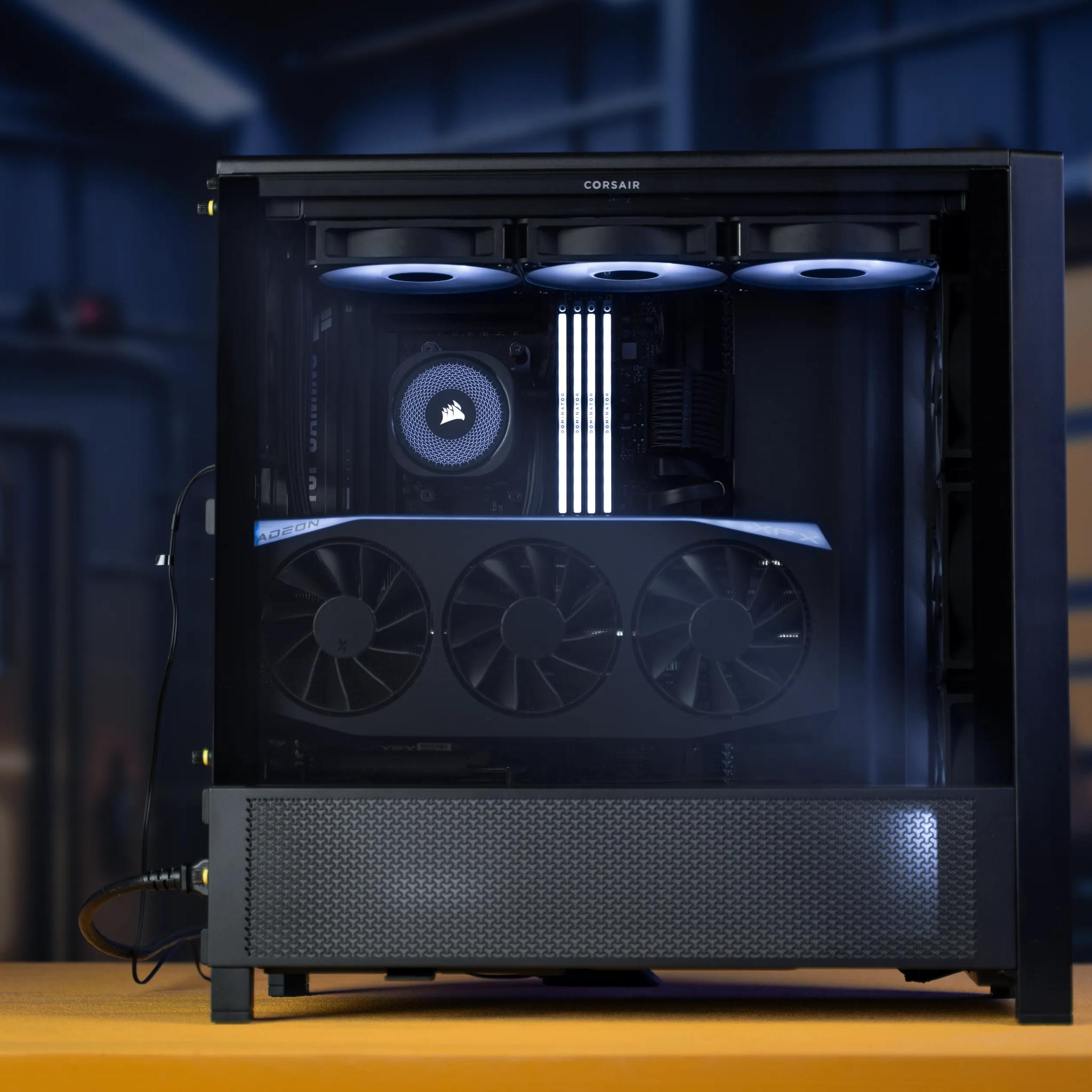 “Corpo-Z ” RX 9070 XT Ryzen 9 7950X3D 32GB Windows 11 2TB 4K Gaming PC Competition Powerhouse