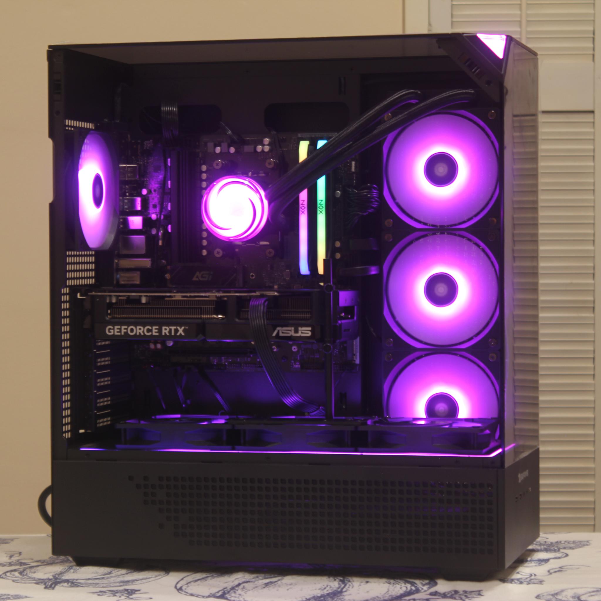 🚀Performance Gamer🚀 Ryzen 7 7700X | RTX 5070 12GB | 32GB DDR5 | 2TB nVME SSD | Black | RGB+Wifi