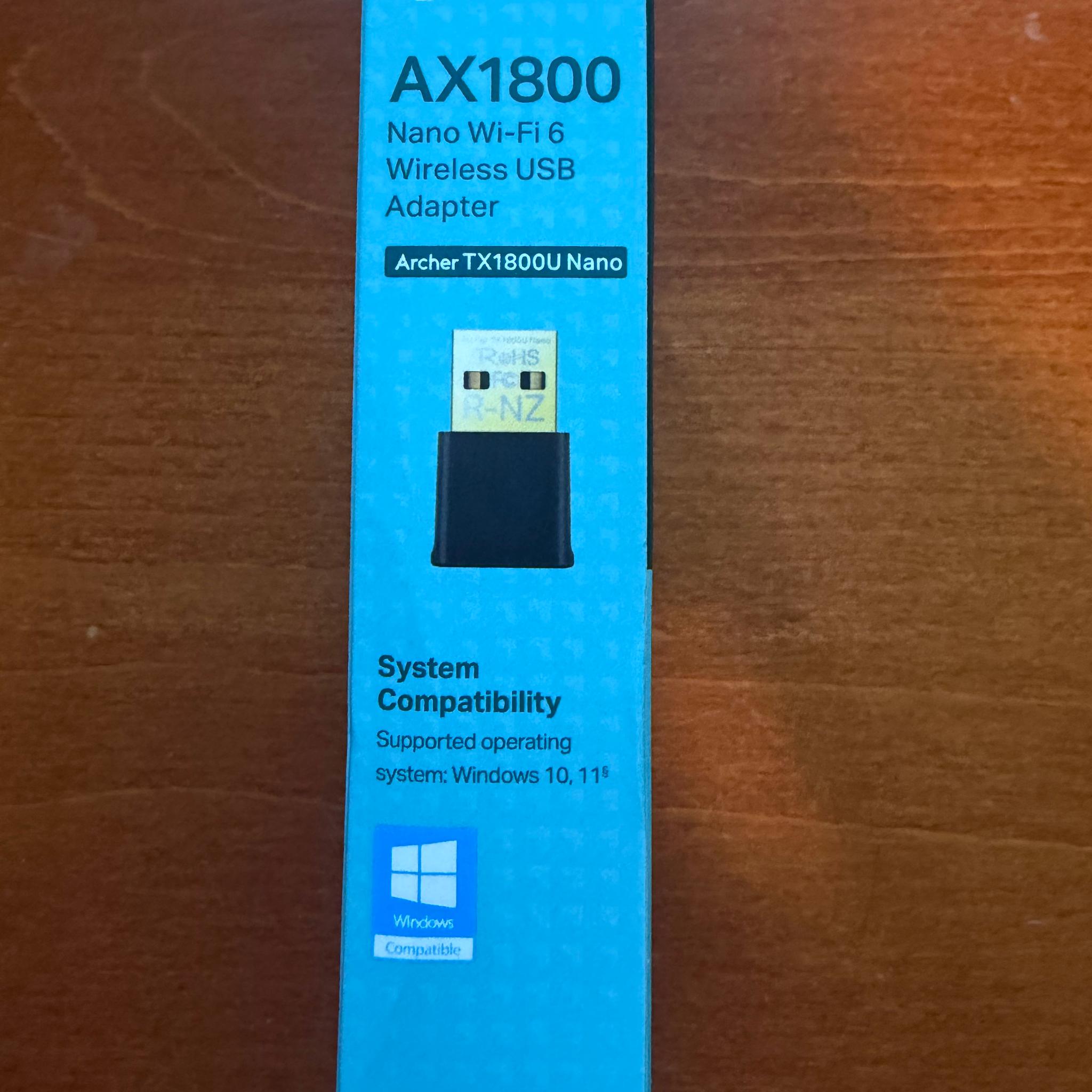 AX1800 Nano Wi-Fi 6 Wireless USB Adapter