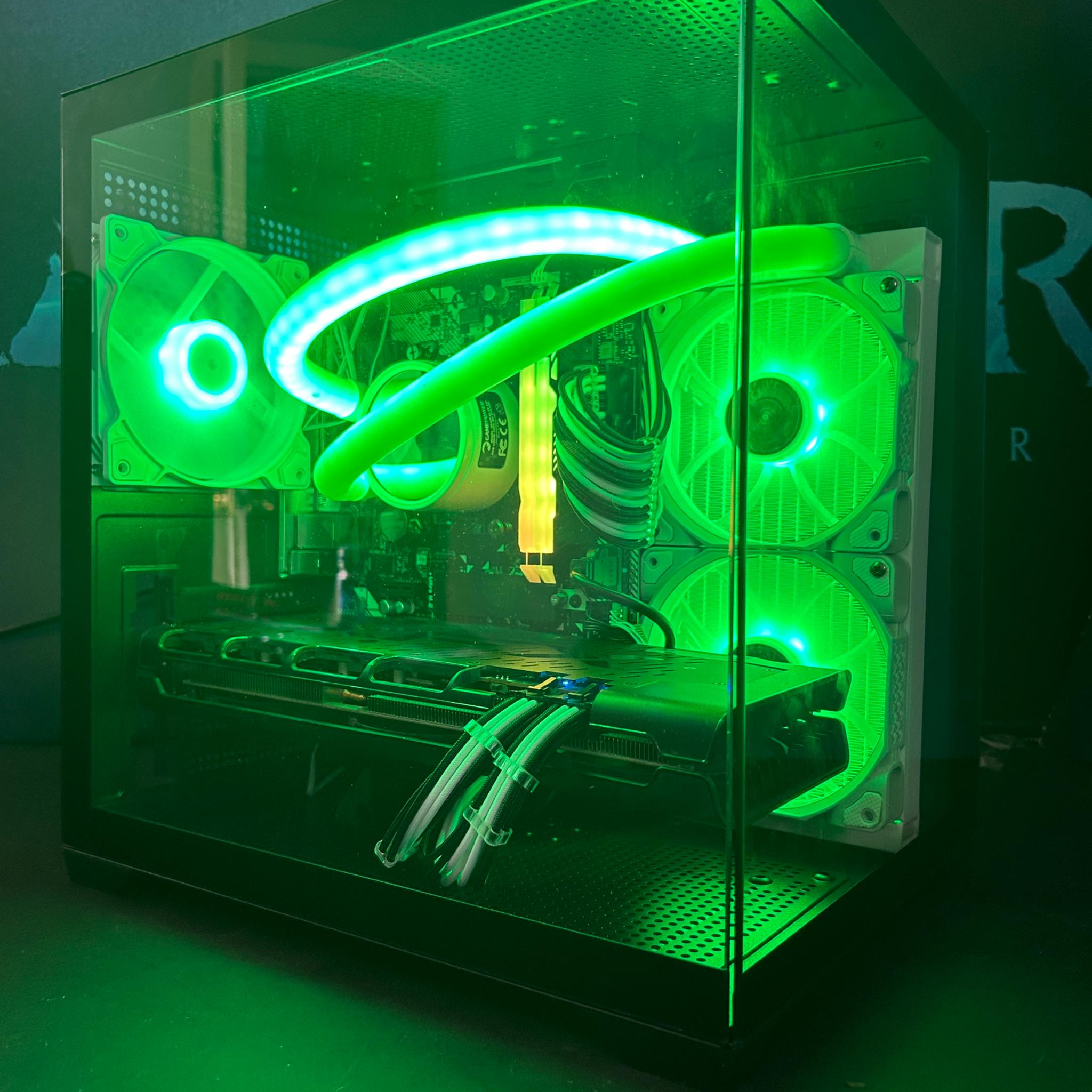 🌈 WiFi Rainbow Cube #2 🎲 RX 5700XT|Ryzen 5 5500|32GB RAM|1TB M.2 SSD|Windows 11 Pro✅