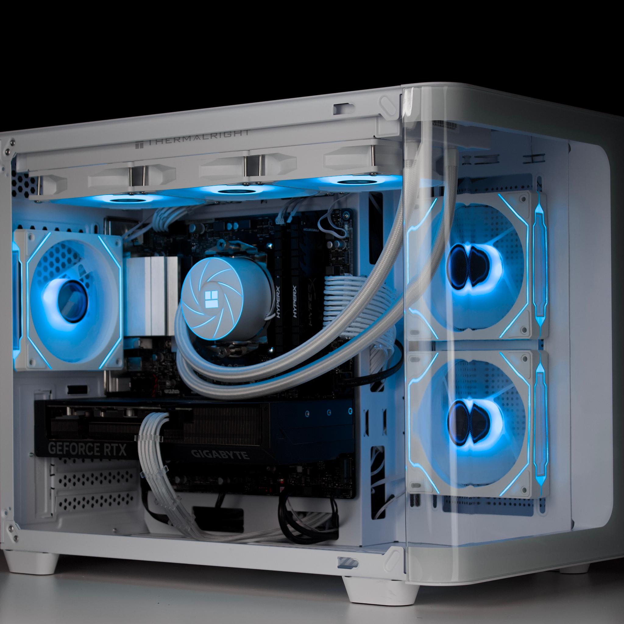 ❄️🧊💎- Whiteout 1440P Gaming PC | RTX 4070, Ryzen 7 5700X, 32GB RAM, 1TB SSD ❄️🧊💎