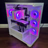 White Gaming PC (GTX 1660 Super 6GB + Intel Core I5-8500 + 16GB DDR4 + SSD)