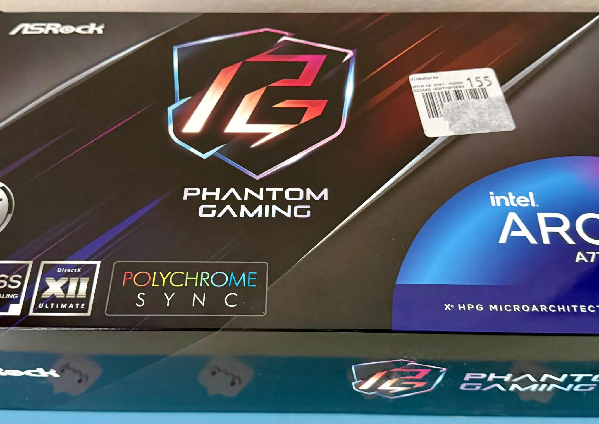 ASRock Intel Arc A770 Phantom Gaming GPU