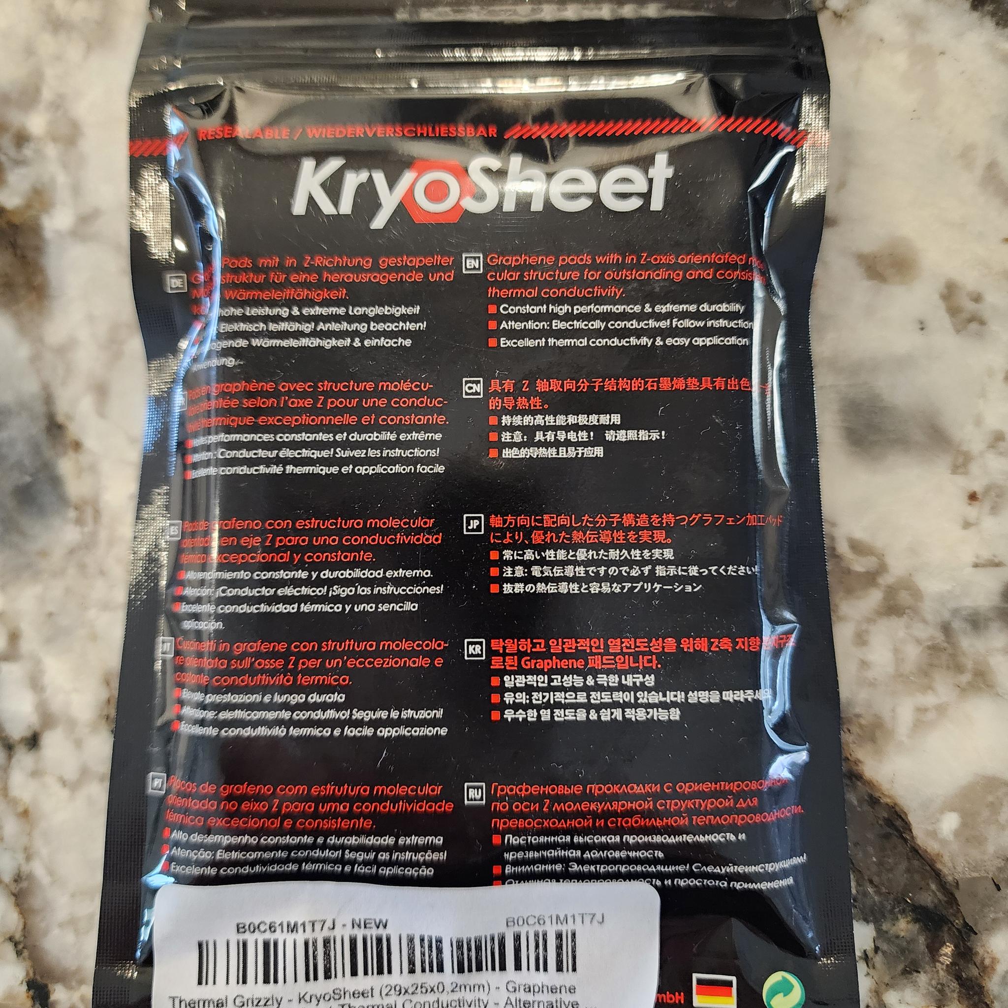 Thermal Grizzly KryoSheet 29x25mm