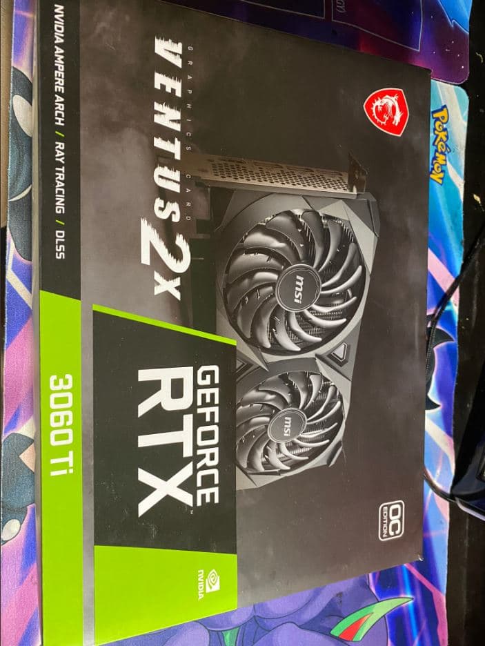 MSI Gaming GeForce RTX 3060 Ti LHR 8GB GDRR6 (RTX 3060 Ti Ventus 2X 8G OCV1 LHR)