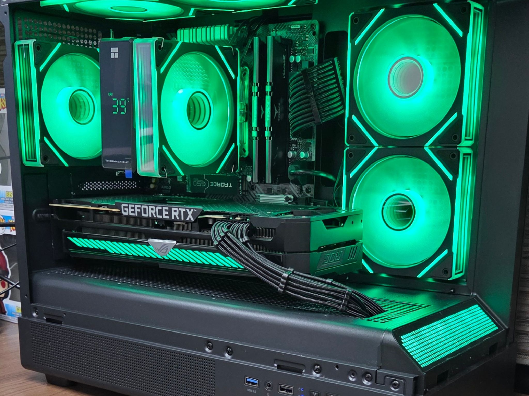 UDGX Dark Nebula – ROG Strix RTX 3070 • 1080p/1440p Gaming PC