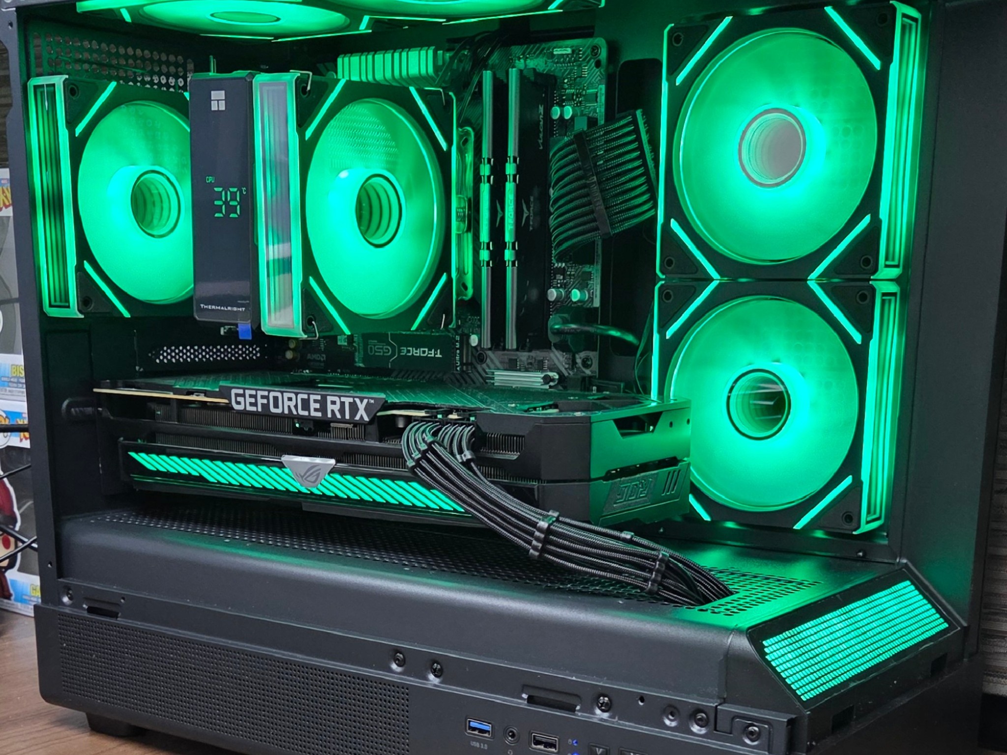 UDGX Dark Nebula – ROG Strix RTX 3070 • 1440p Gaming PC