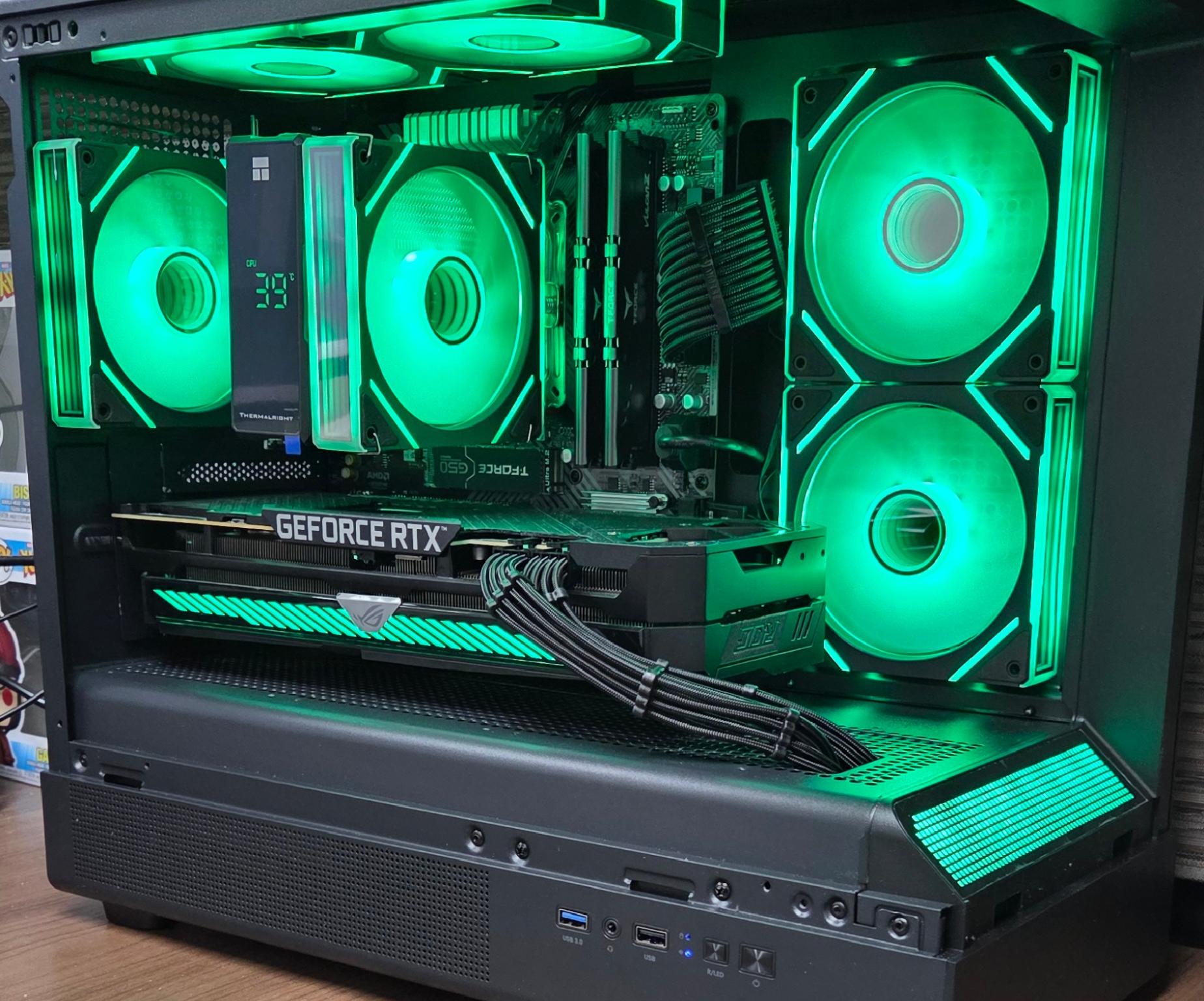 UDGX Dark Nebula – ROG Strix RTX 3070 • 1440p Gaming PC