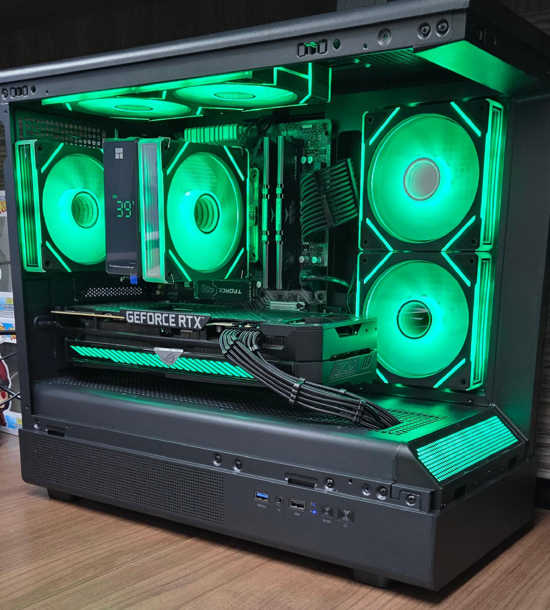 UDGX Dark Nebula – ROG Strix RTX 3070 • 1440p Gaming PC