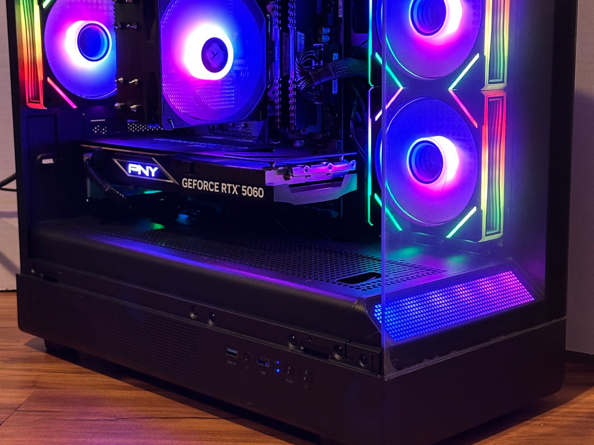 RTX 5060 | Ryzen 5 3600 | 16GB DDR4 | 1TB SSD | Win 11 | Office 2024 | WiFi + BT | Custom Gaming PC