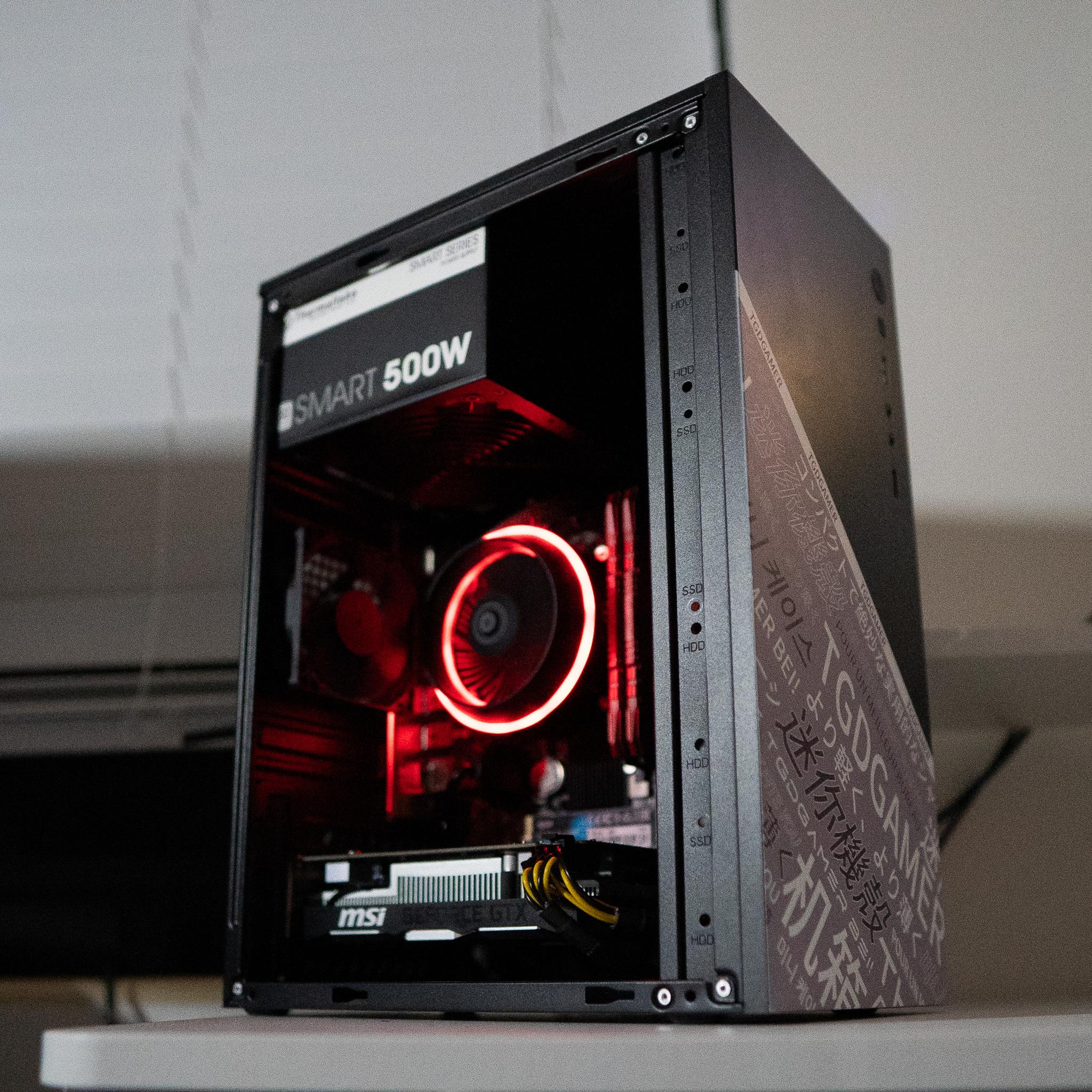 🩸🩸 | GTX 1650 | INTEL i3 8100 | 16GB DDR4 RAM | 1TB NVME SSD | Ruby Rocket 2.0