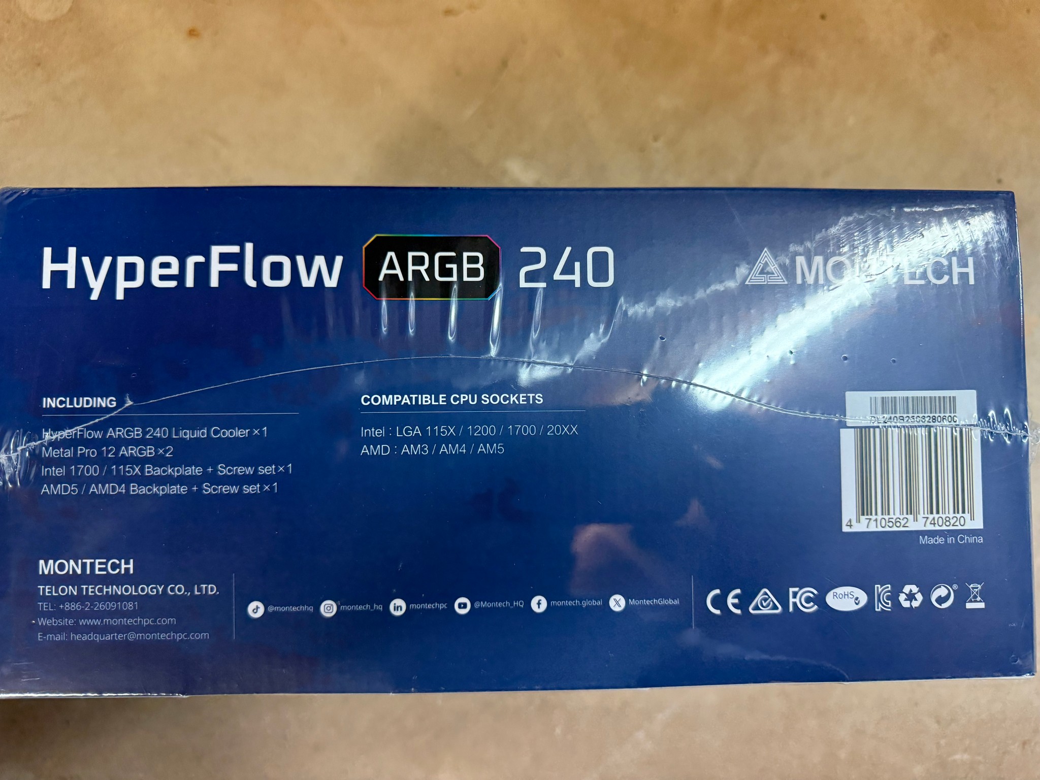 Montech Hyper Flow ARGB 240 AIO Cooling