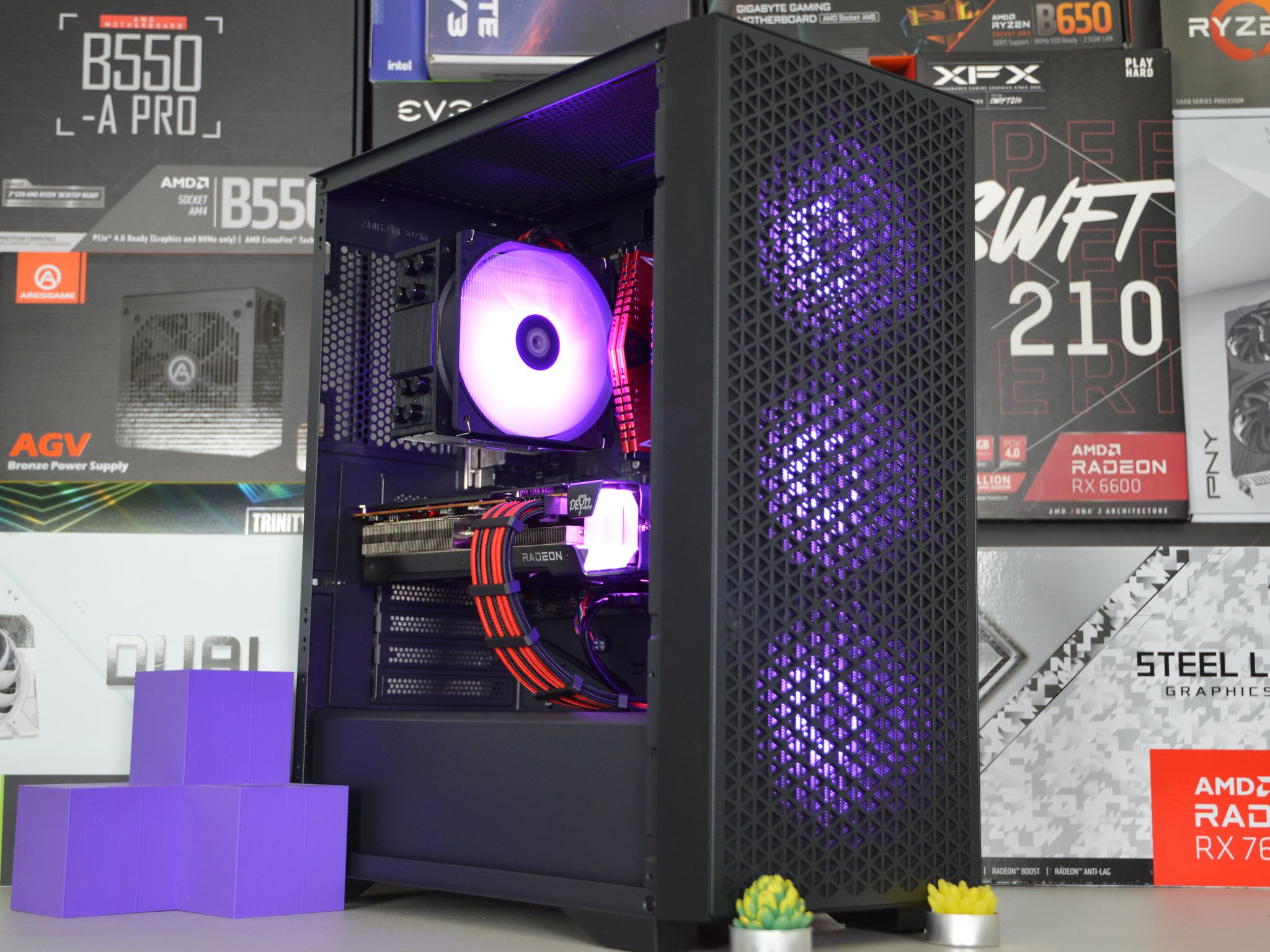 🔴👺| RX 6600XT 8GB | RYZEN 5 3600 | 16GB DDR4 RAM | 1TB NVME SSD | Crimson Devil |