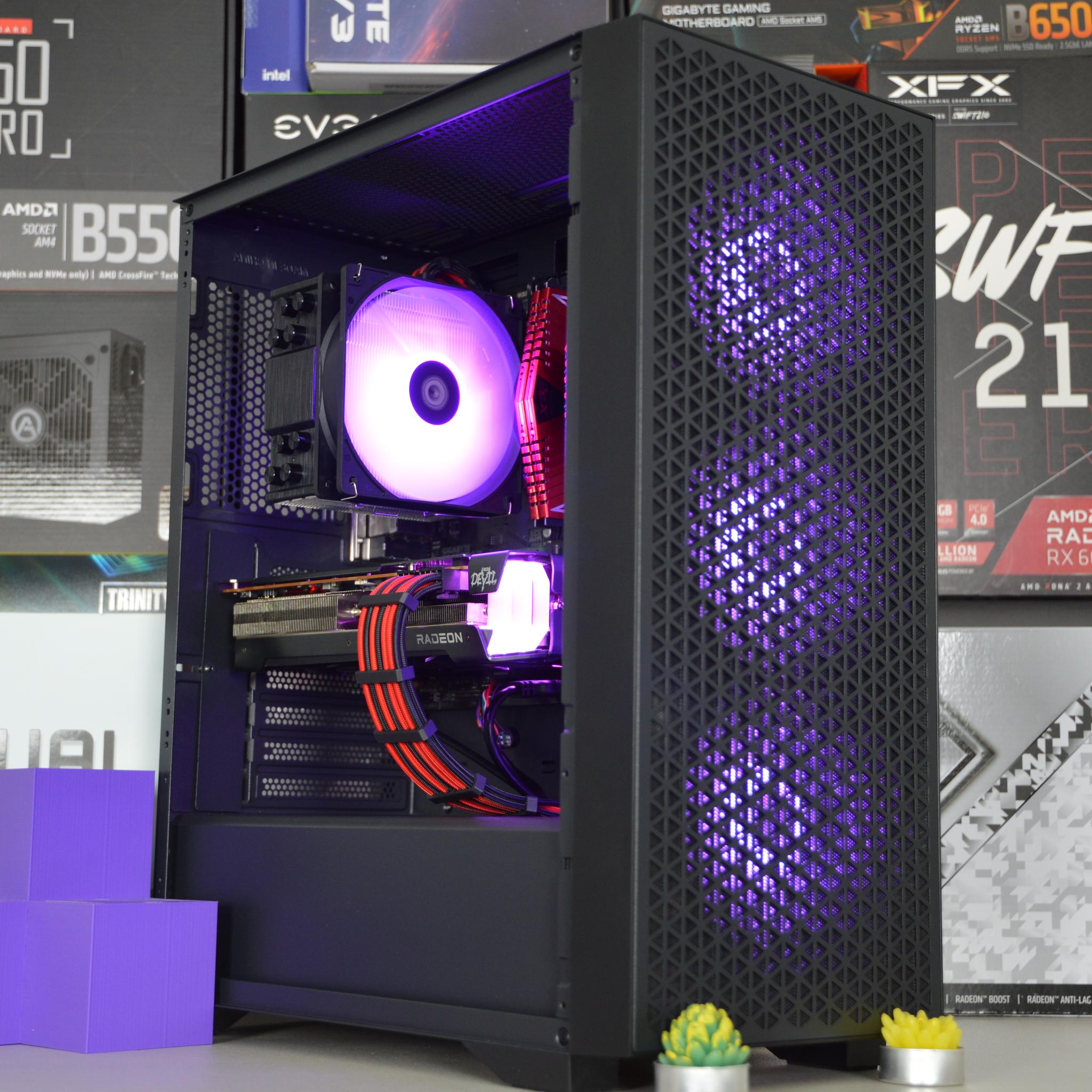 🔴👺| RX 6600XT 8GB | RYZEN 5 3600 | 16GB DDR4 RAM | 1TB NVME SSD | Crimson Devil |