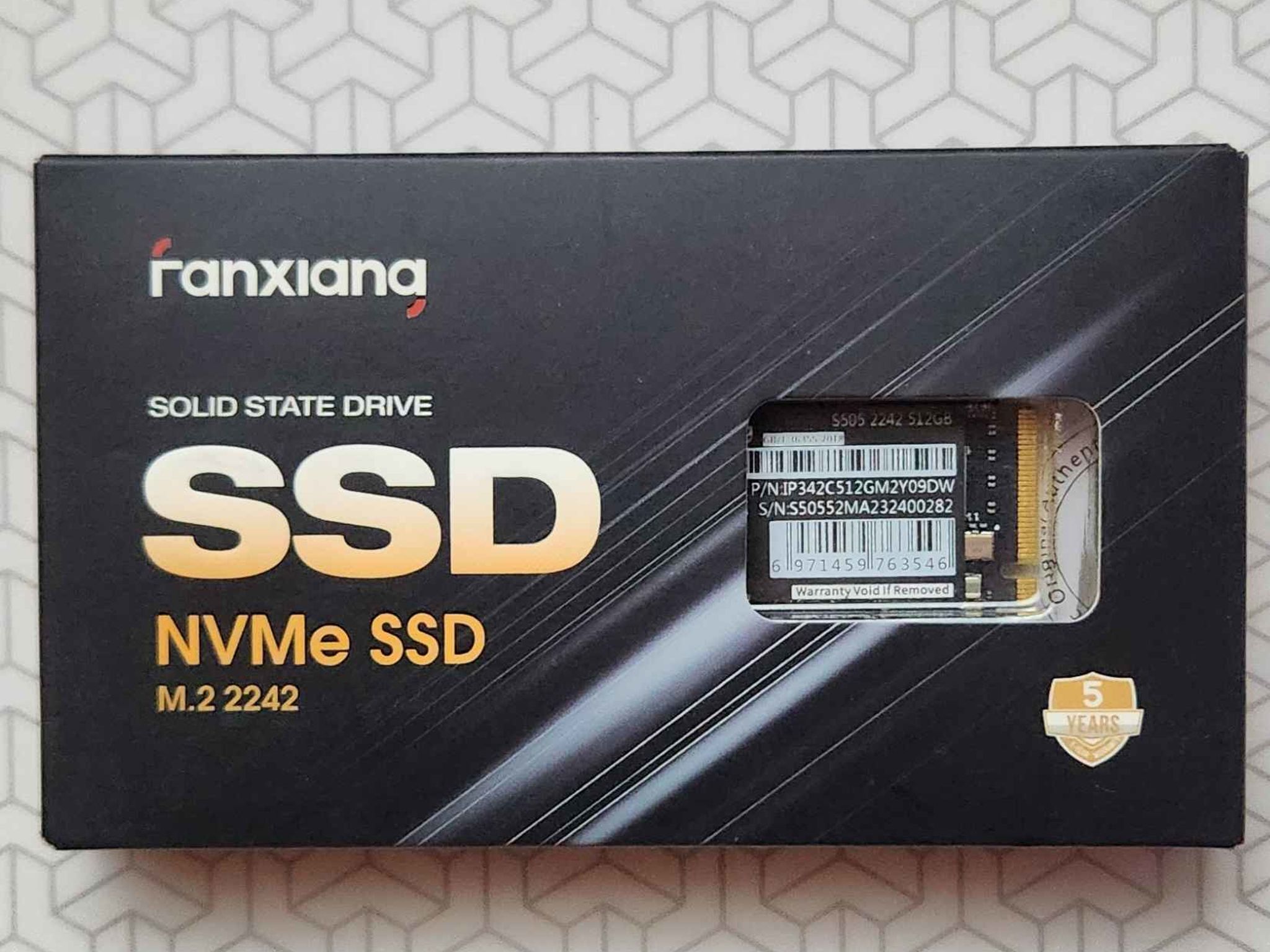 Fanxiang S505 512GB NVMe SSD M.2 2242 PCIe 3.0 – Up to 3500MB/s
