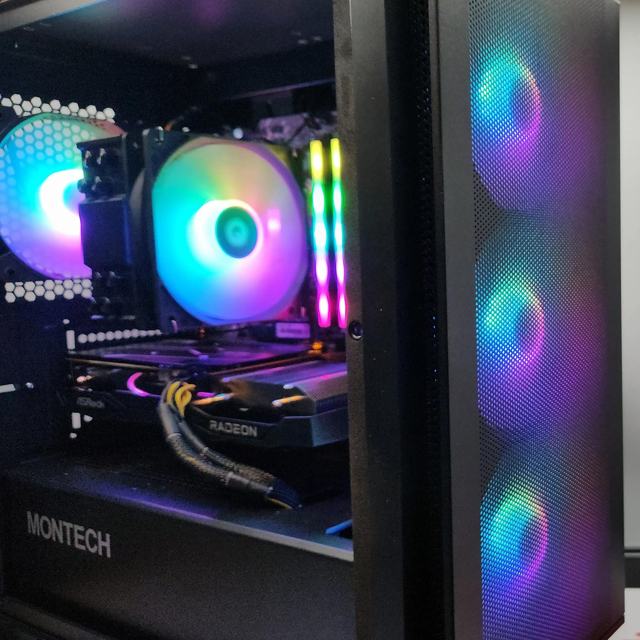 "Air 100" Gaming PC Ryzen 5 5500 / 16GB DDR4 / 1TB SSD / RX6600 8GB