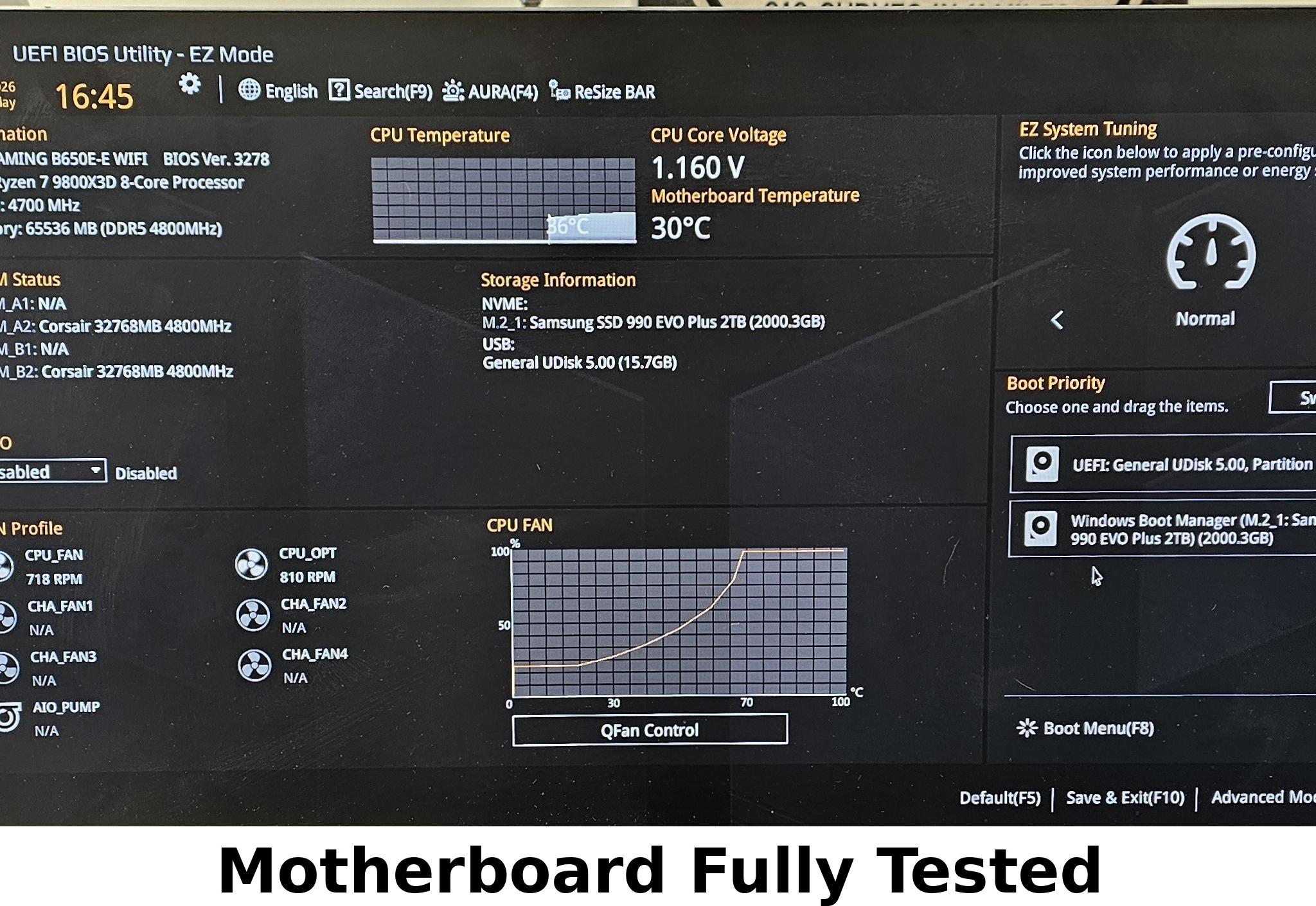 ASUS B650E-E WIFI AMD AM5 TUF GAMING ATX Motherboard