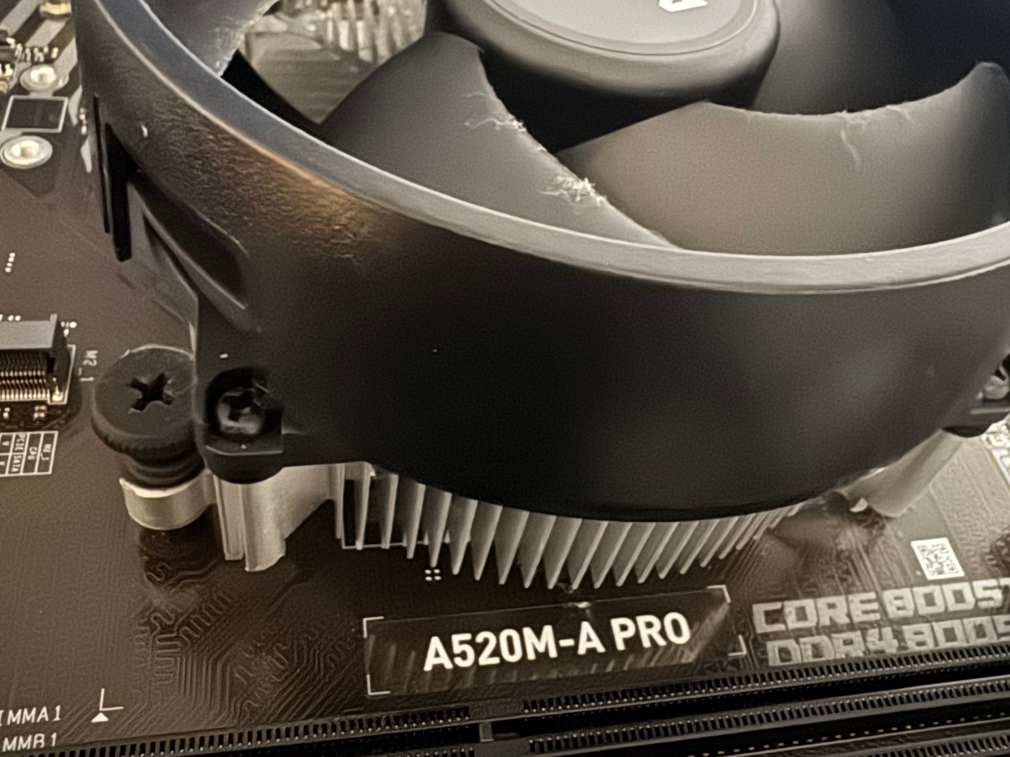 MSI A520M-A PRO + Ryzen 5 4500 Combo w/ Stock Cooler – Tested & Working