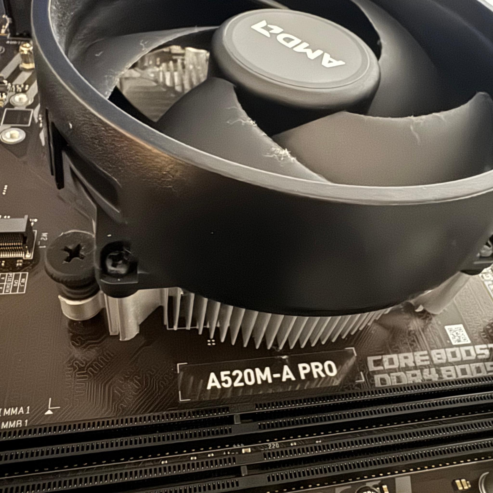 MSI A520M-A PRO + Ryzen 5 4500 Combo w/ Stock Cooler – Tested